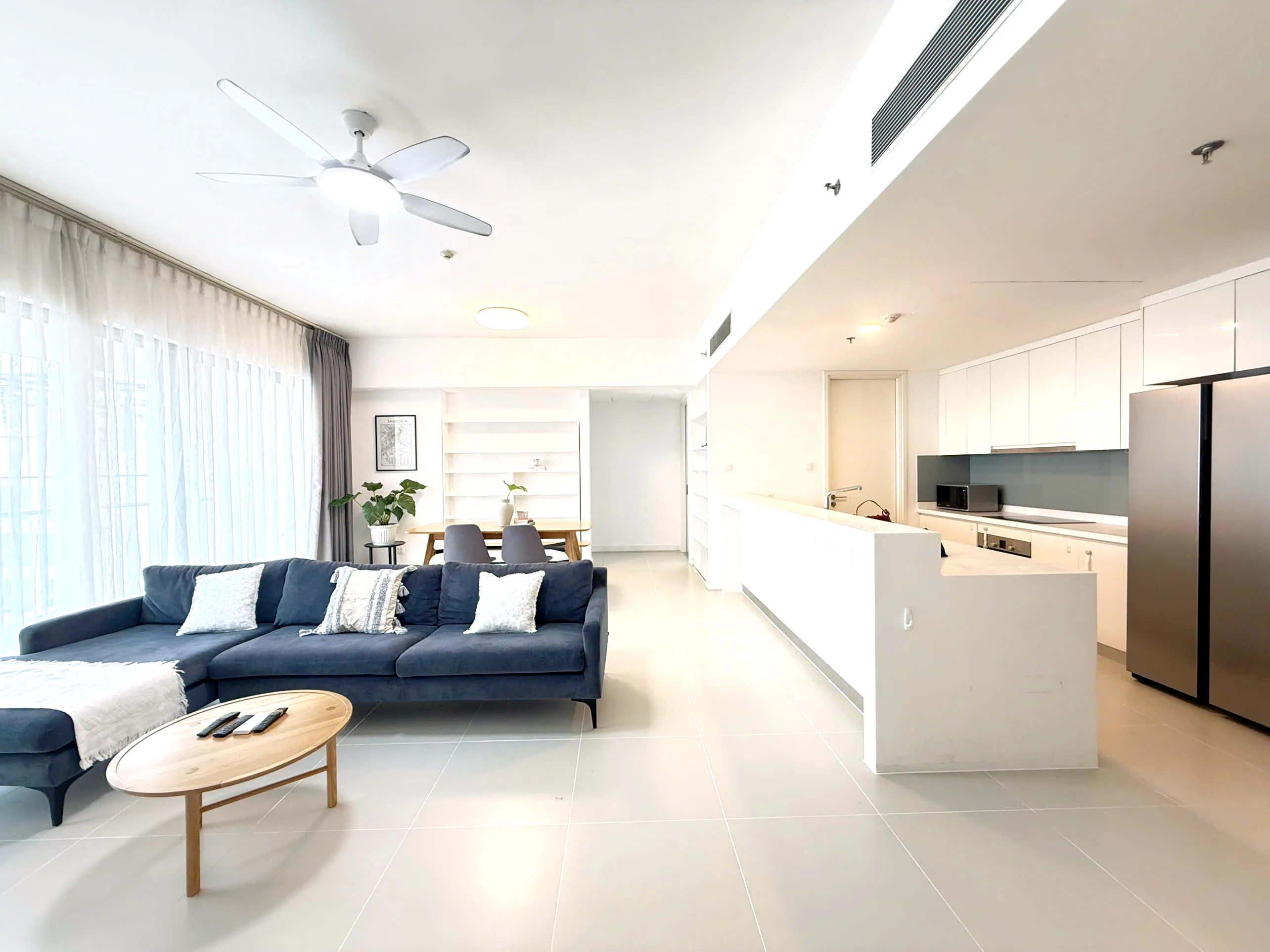 So Lovely 03 Bedroom Gateway Thao Dien Apartment For Rent HCMC 123sqm 3,300 USD/month