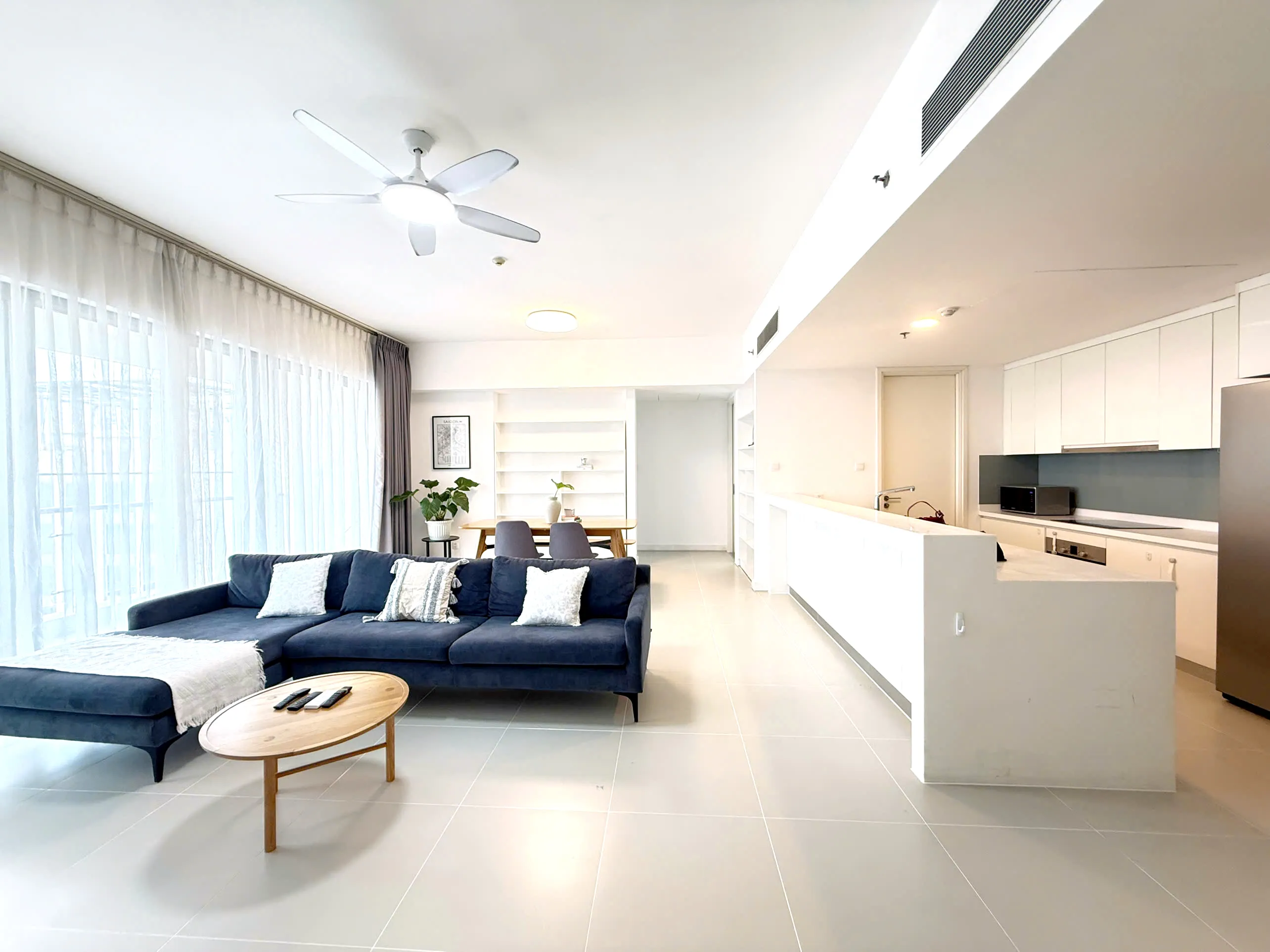 So Lovely 03 Bedroom Gateway Thao Dien Apartment For Rent HCMC 123sqm 3,300 USD/month