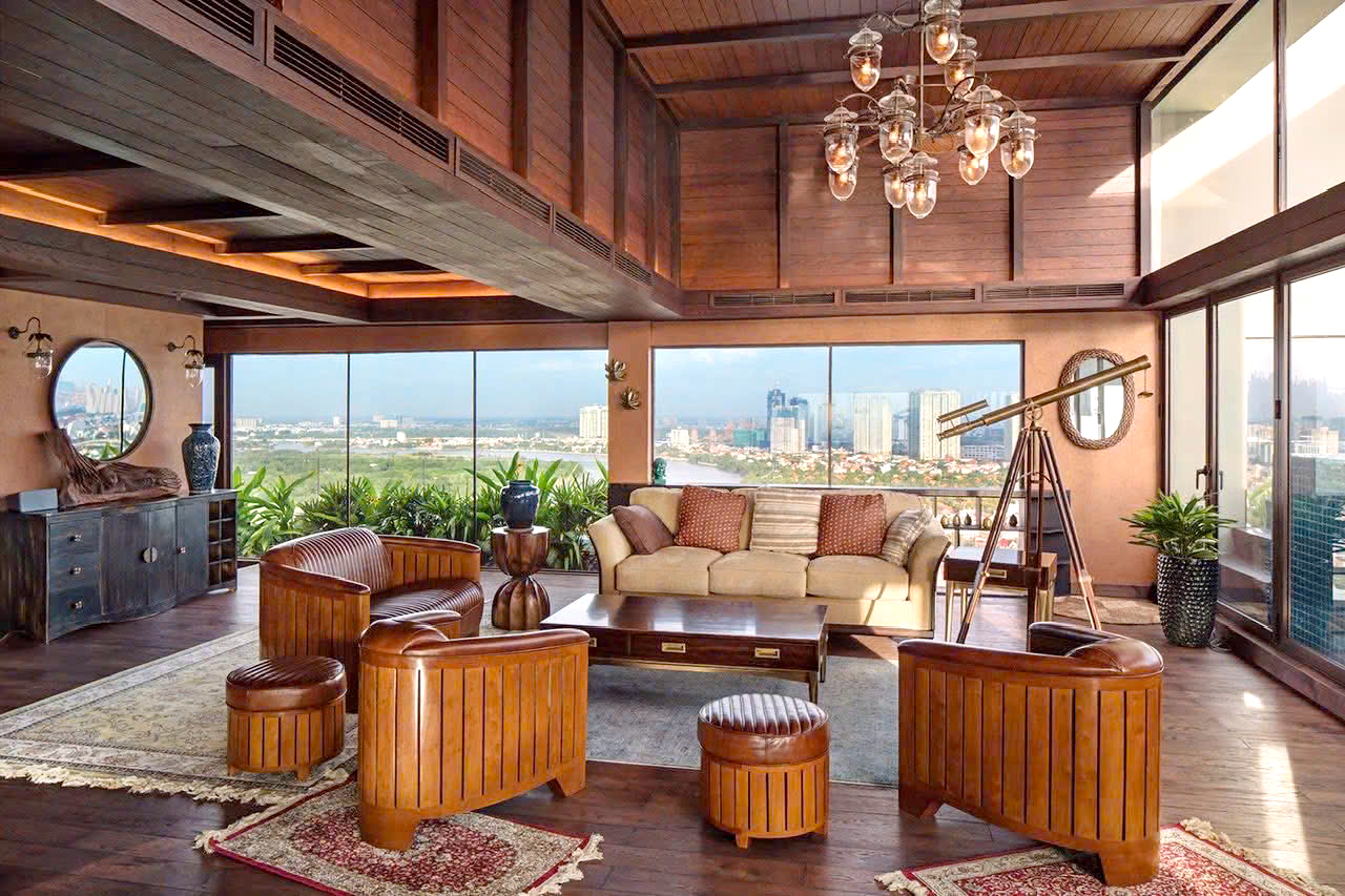 Garden Penthouse for Rent in Tropic Garden, Thao Dien – 600sqm | Private Pool