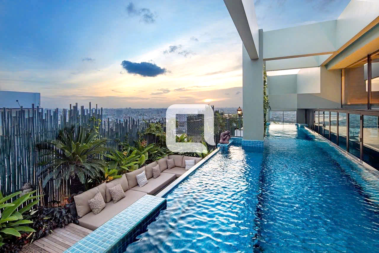 Garden Penthouse for Rent in Tropic Garden, Thao Dien – 600sqm | Private Pool