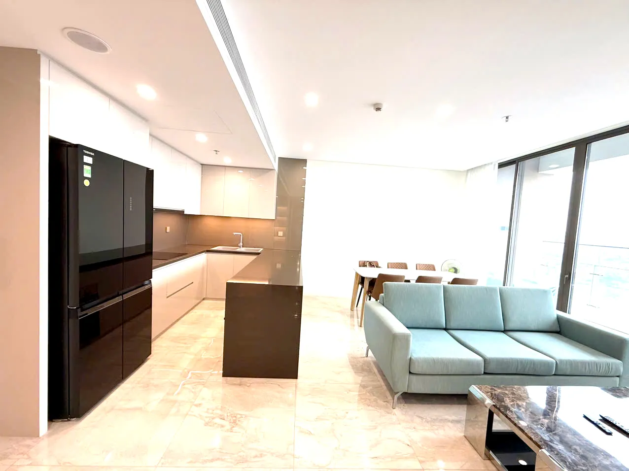 Thao Dien Green 02 Bedroom Apartment for rent in HCMC 84sqm 1,800 USD/month