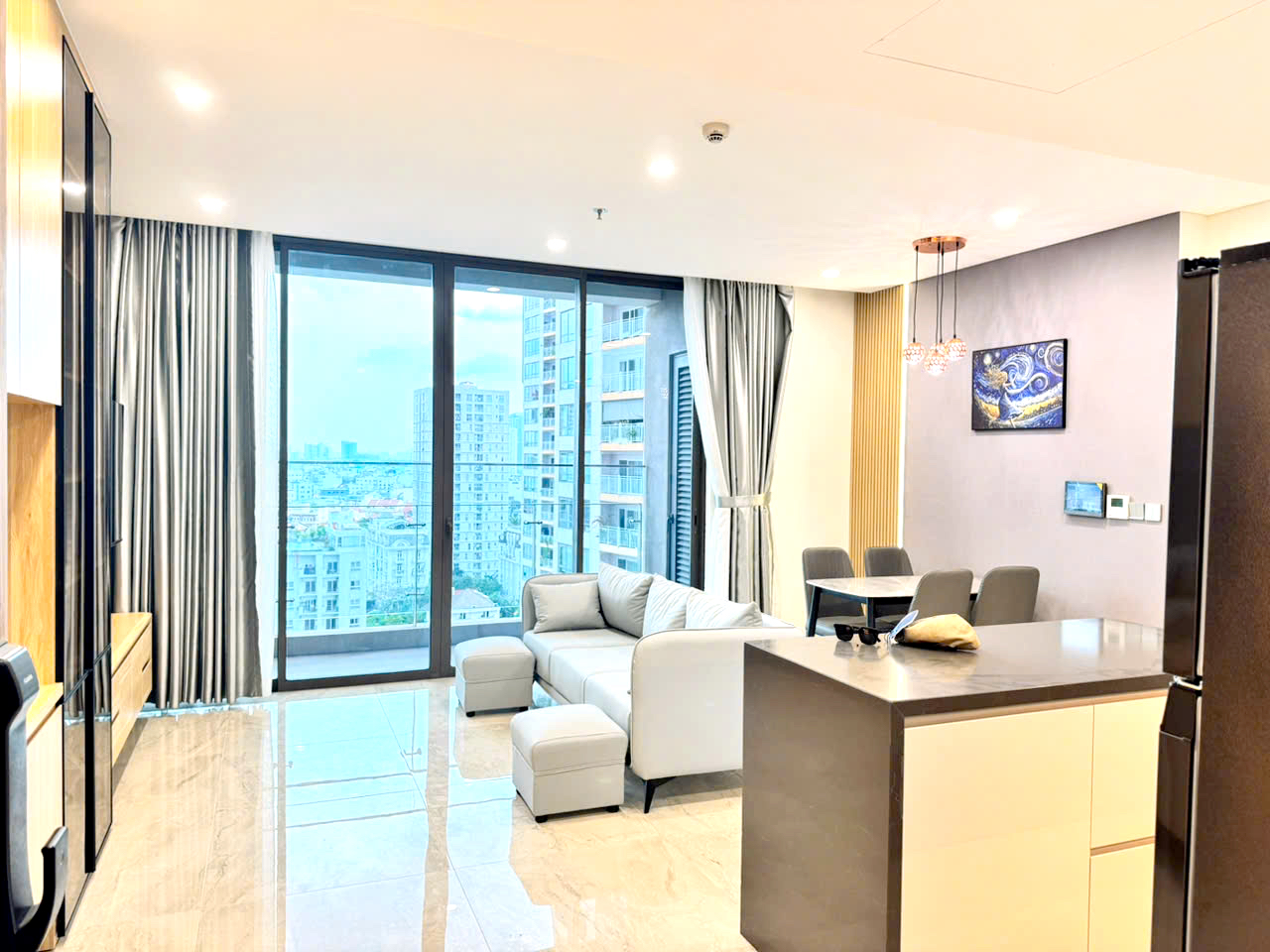Urban view 10th Floor 02 Bedroom Thao Dien Green For Rent HCM