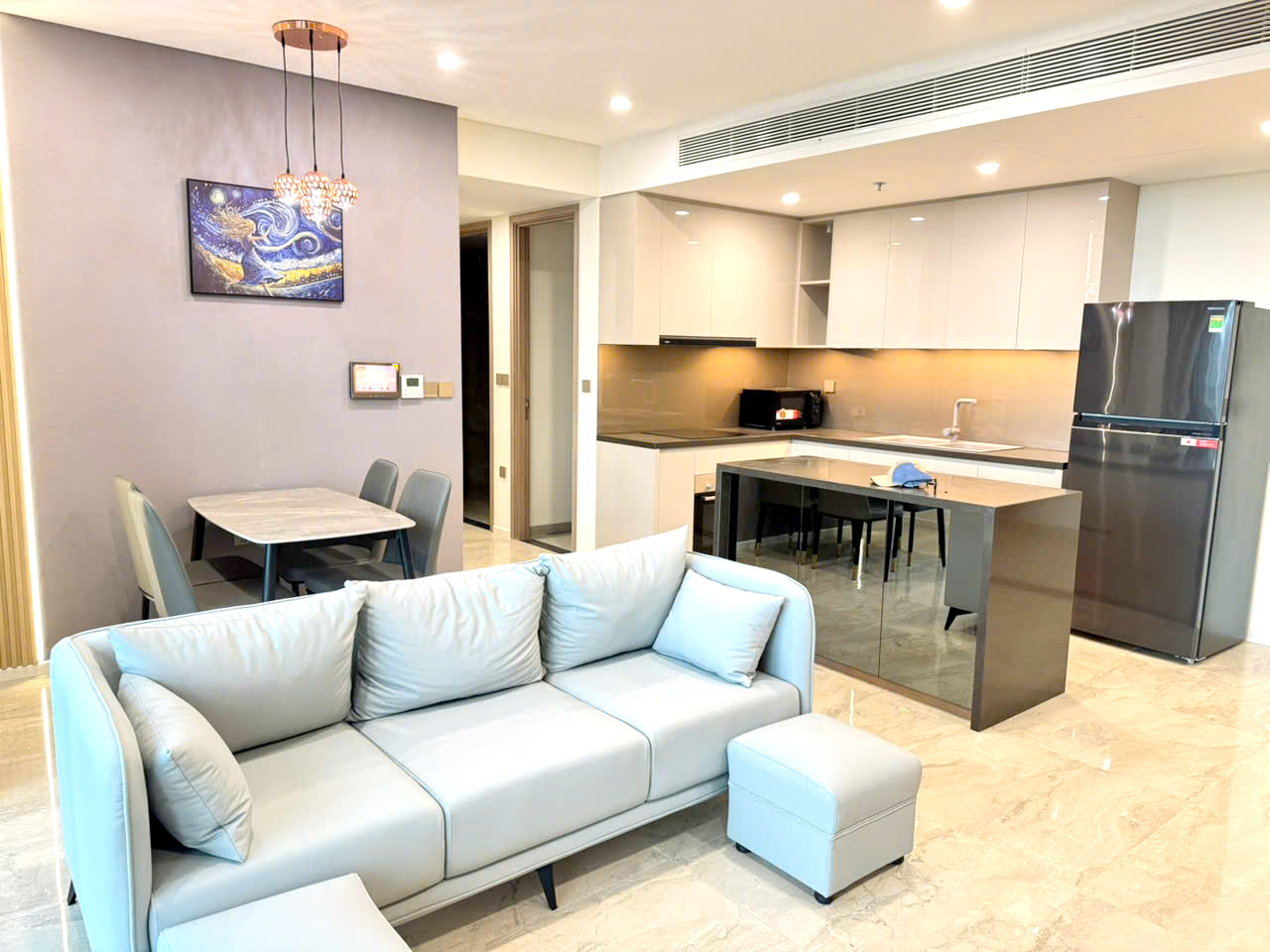 Urban view 10th Floor 02 Bedroom Thao Dien Green For Rent HCM