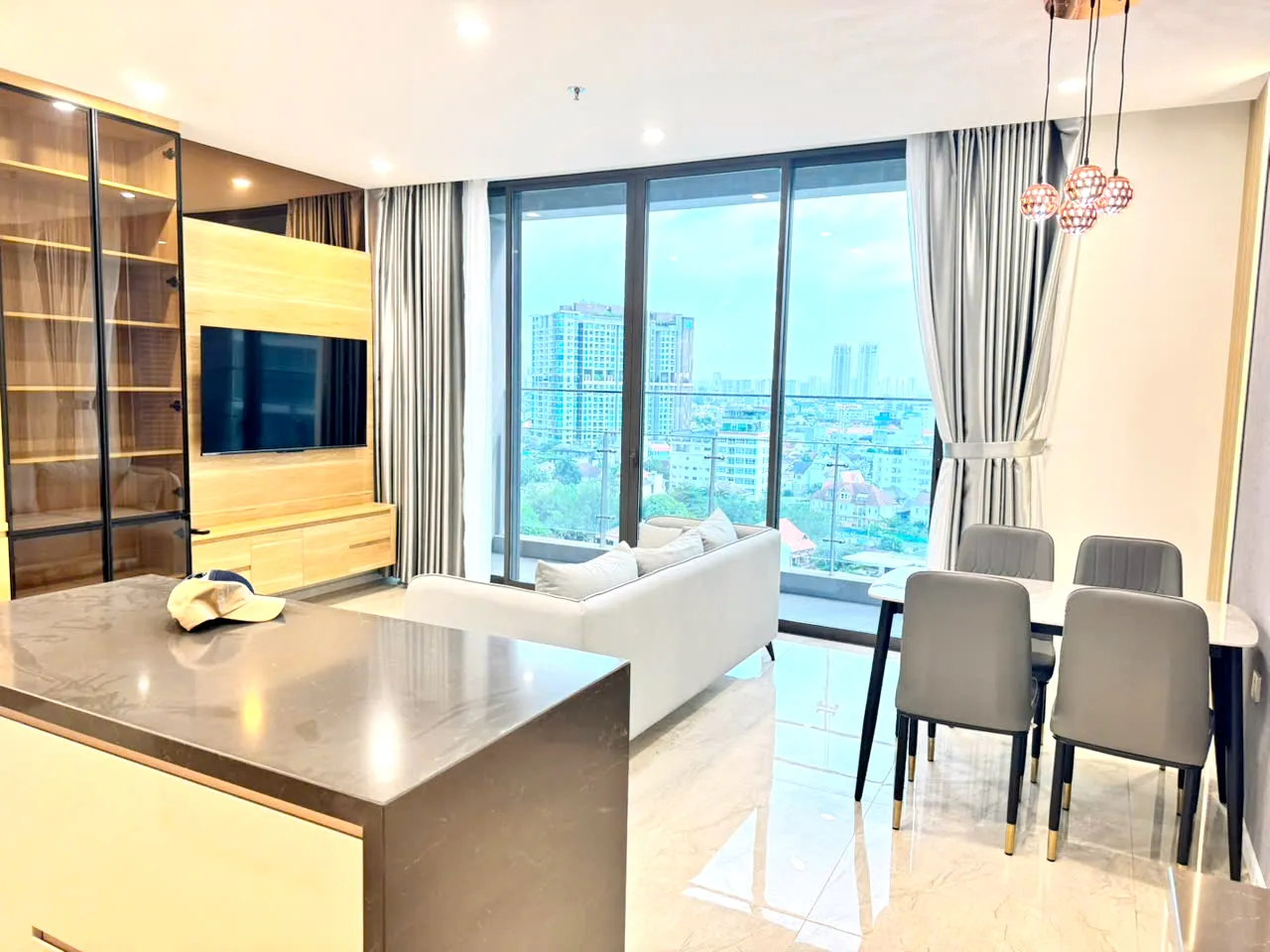 Urban view 10th Floor 02 Bedroom Thao Dien Green For Rent HCM 87sqm 1,500 USD/month