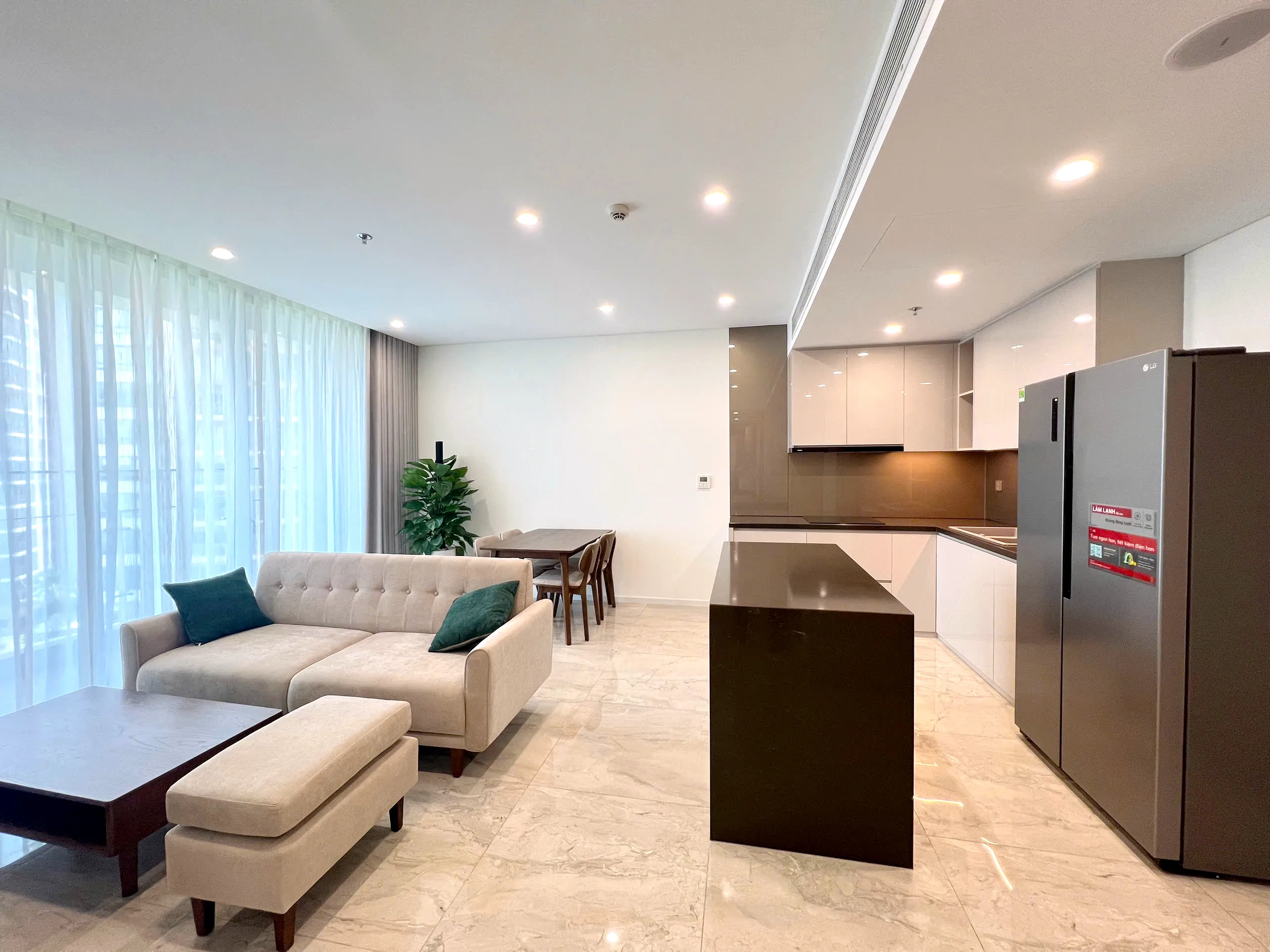 New 02 Bedroom Home For Rent in Thao Dien Green HCM 84sqm 1,500 USD/month