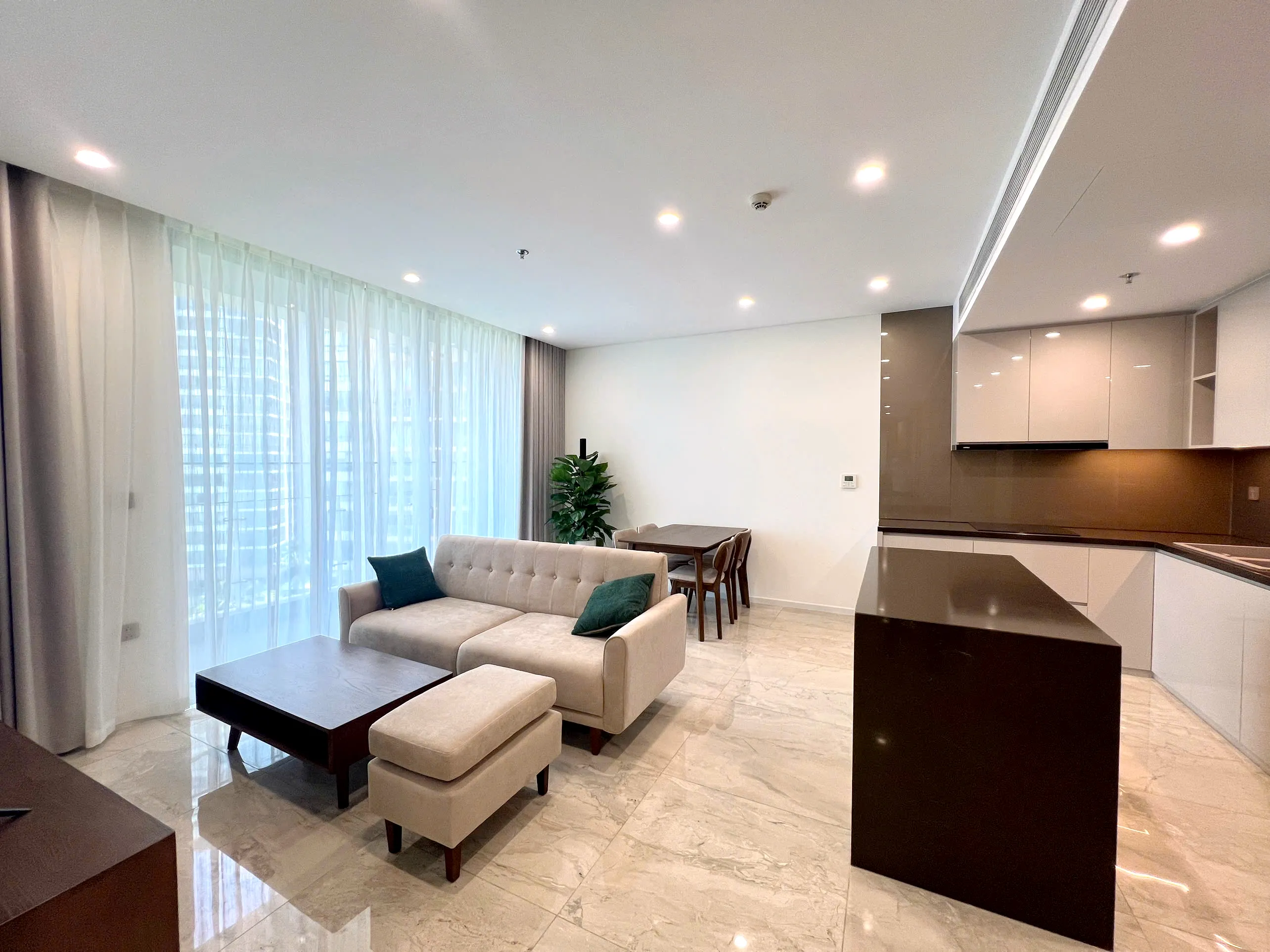 New 02 Bedroom Home For Rent in Thao Dien Green HCM 84sqm 1,500 USD/month