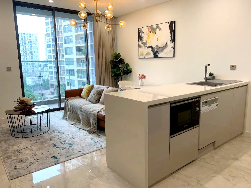 One Bedroom Low Floor Thao Dien Green For Rent in HCMC 55sqm 1,100 USD/month