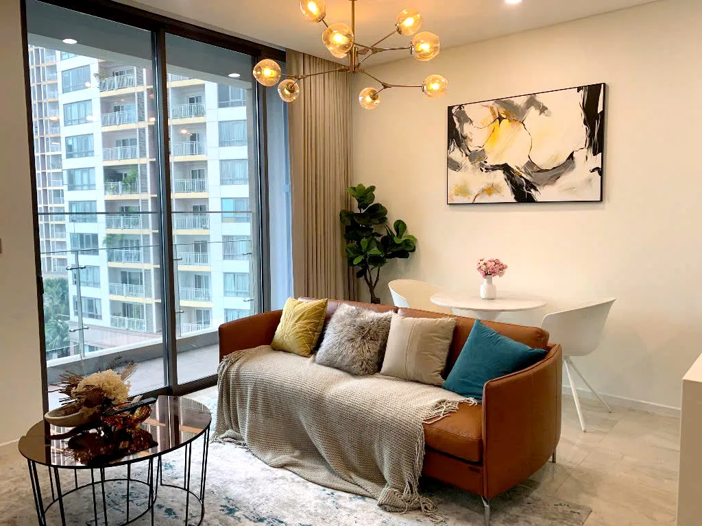 One Bedroom Low Floor Thao Dien Green For Rent in HCMC 55sqm 1,100 USD/month