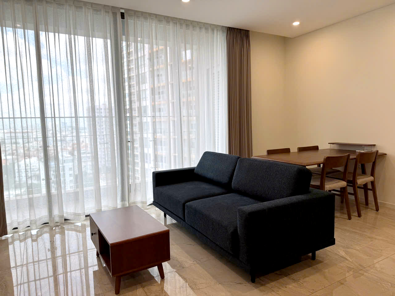 02 Bedroom Apartment 11th Floor Thao Dien Green For Rent HCMC