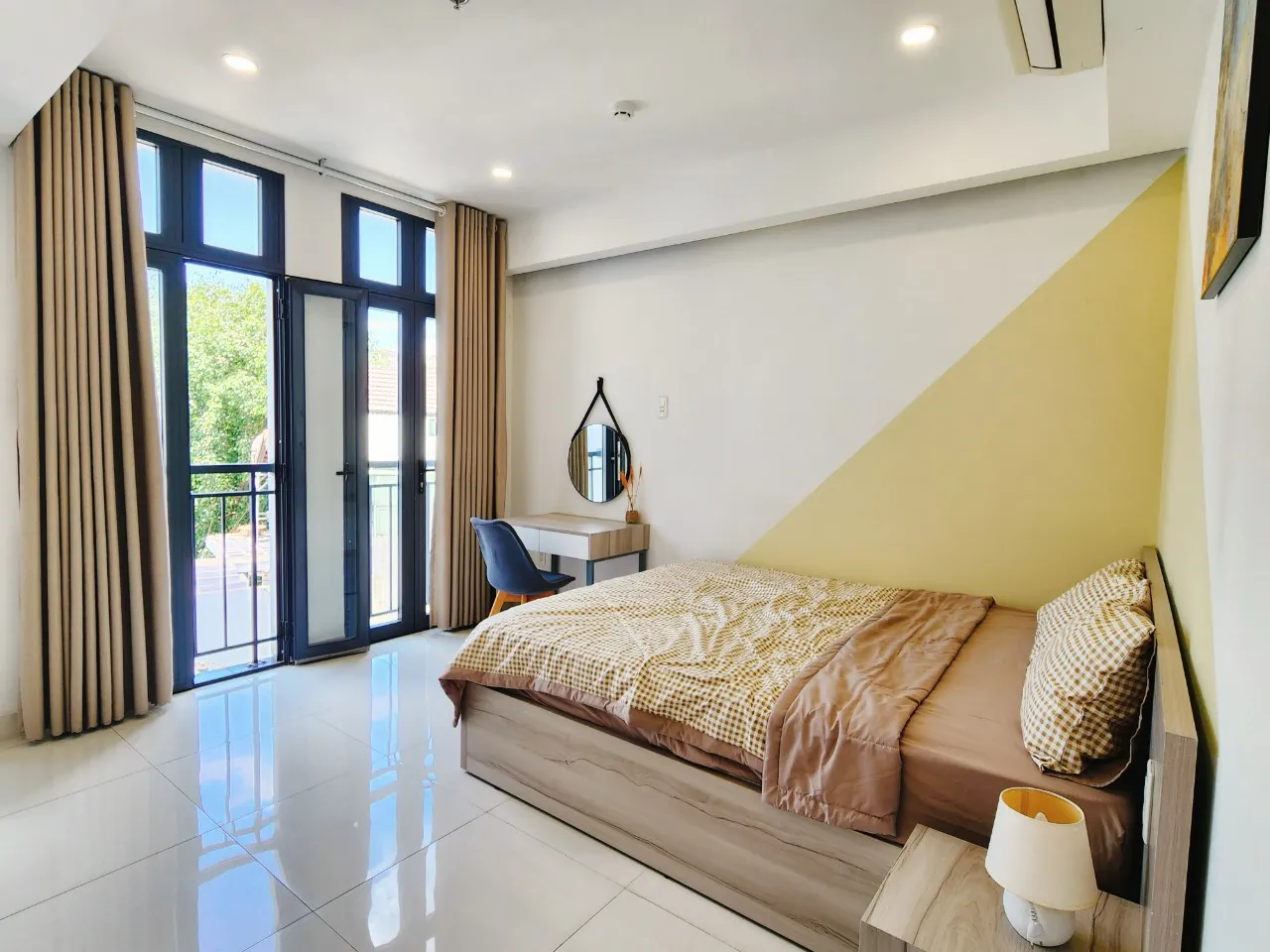 One Bedroom Thien My Home Serviced Apartment For Rent in Phu Nhuan HCMC 40sqm 550 USD/month