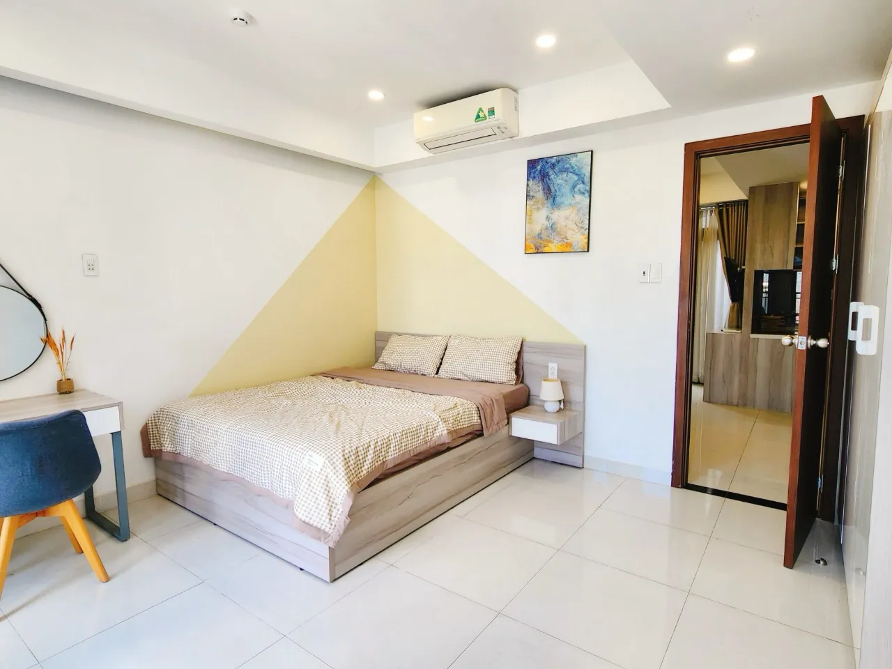 One Bedroom Thien My Home Serviced Apartment For Rent in Phu Nhuan HCMC 40sqm 550 USD/month