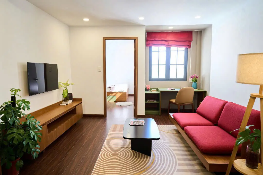 One Bedroom GK INN Serviced Apartment For Rent in Phu Nhuan District HCM 45sqm 600 USD/month