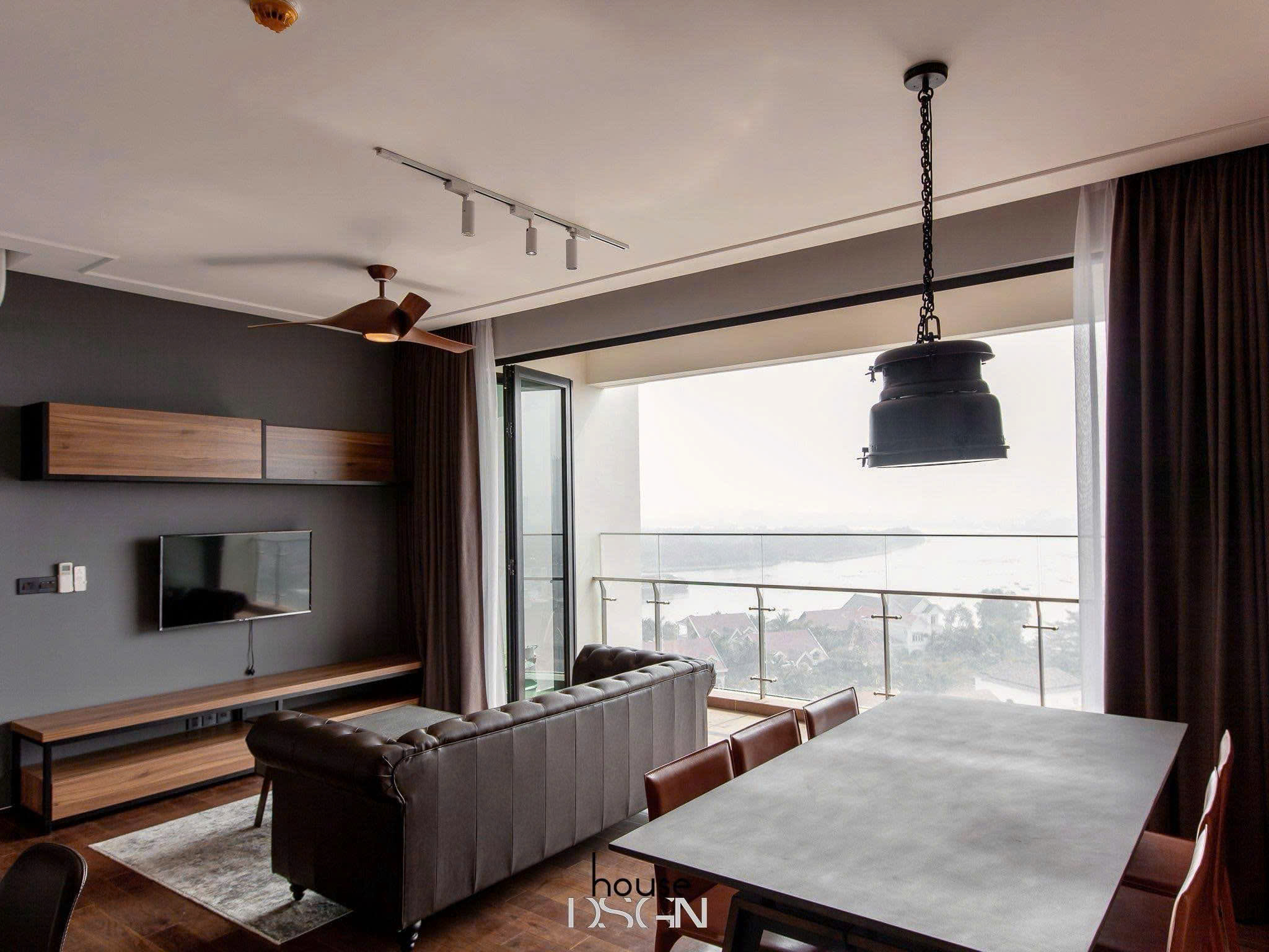 Modern 3 Bedroom Apartment for Rent in D’Edge Thao Dien | River View | Private Lift