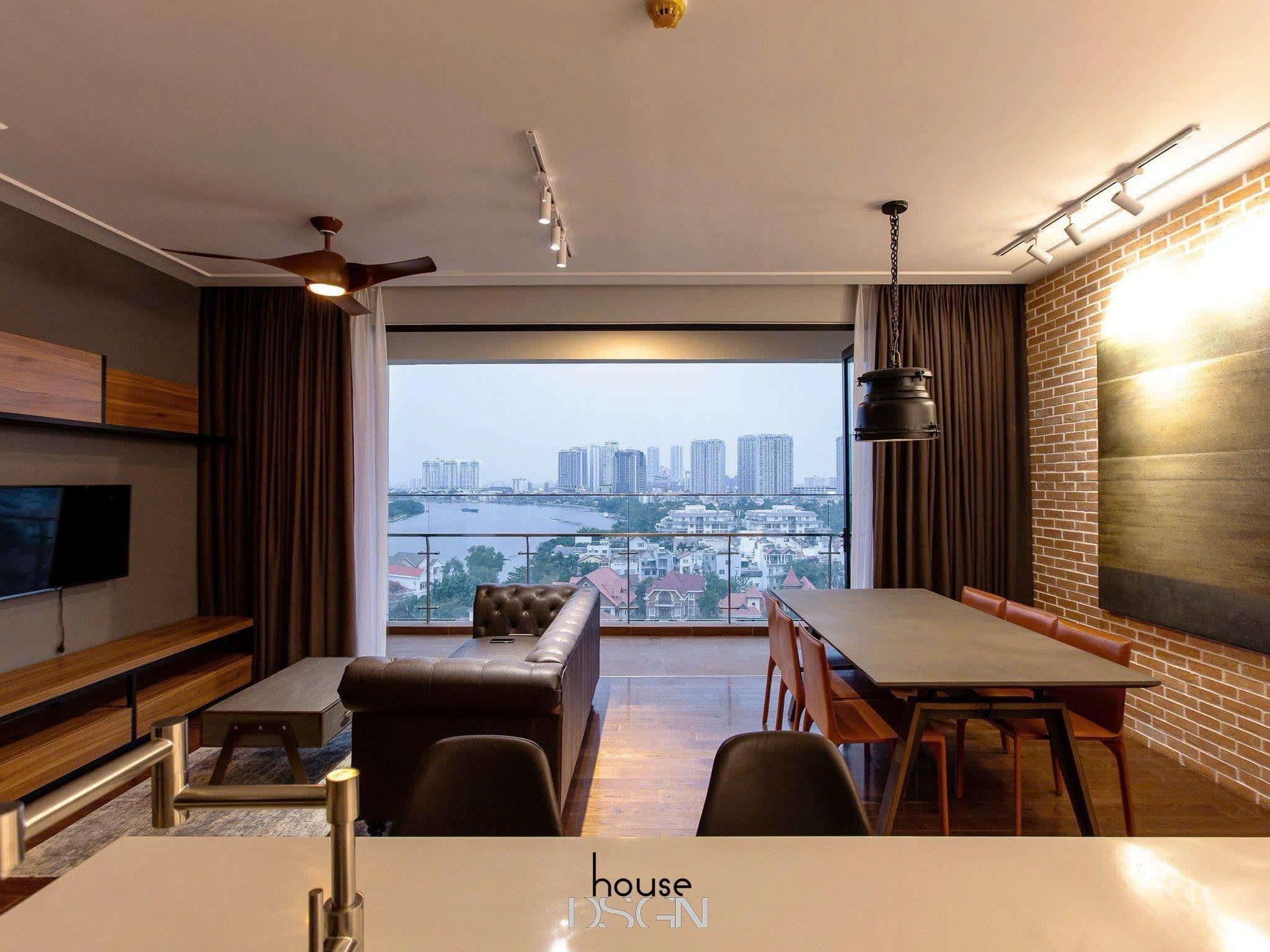 Modern 3 Bedroom Apartment for Rent in D’Edge Thao Dien | River View | Private Lift