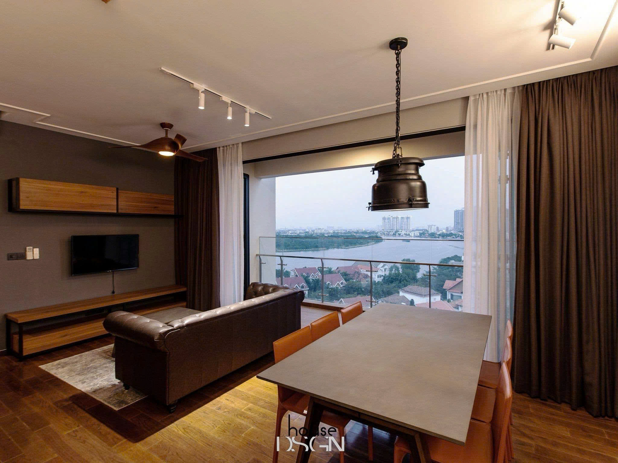 Modern 3 Bedroom Apartment for Rent in D’Edge Thao Dien | River View | Private Lift