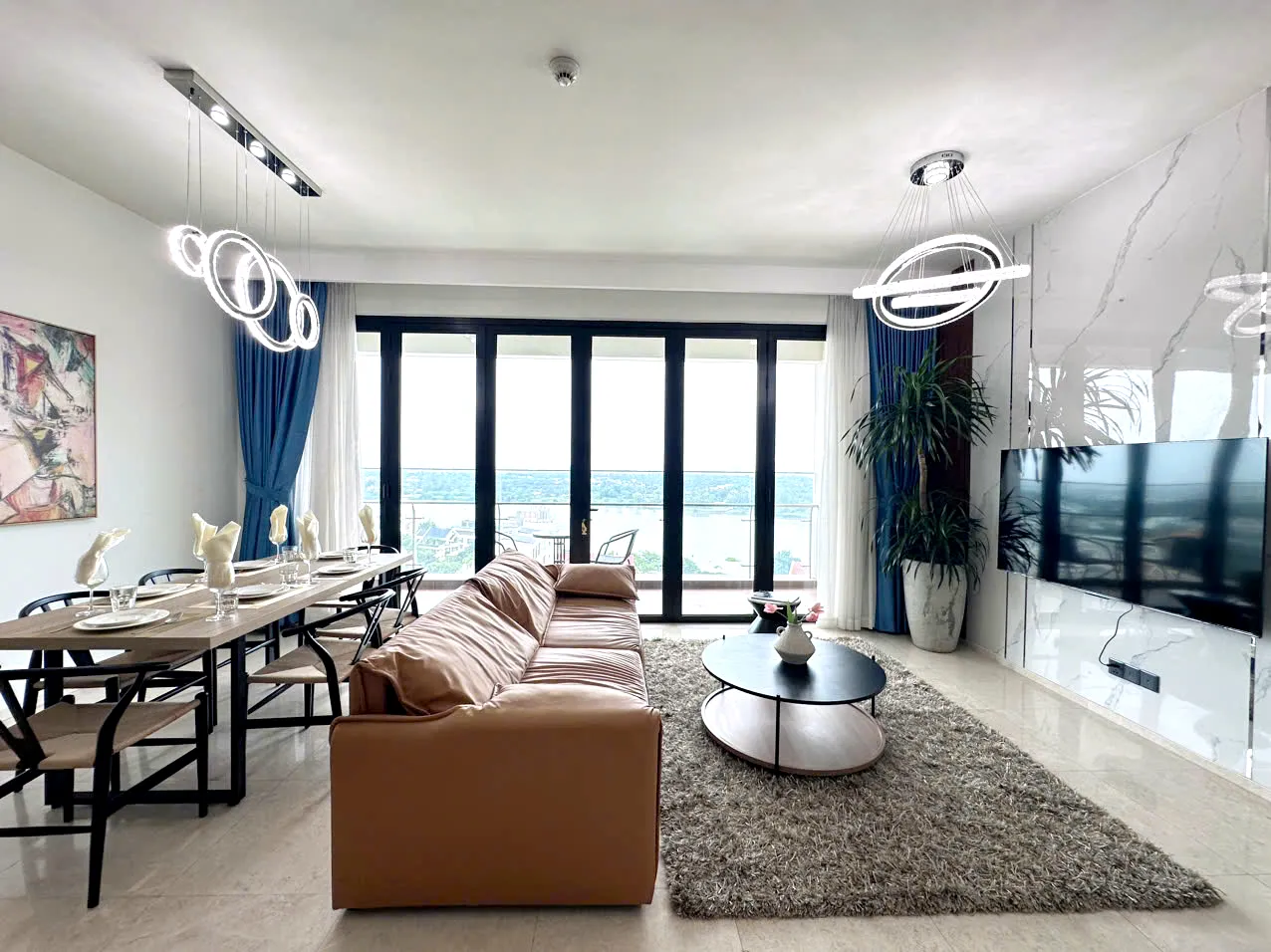 River View 4 Bedroom Apartment for Rent in D'Edge Thao Dien 188sqm 5,000 USD/month