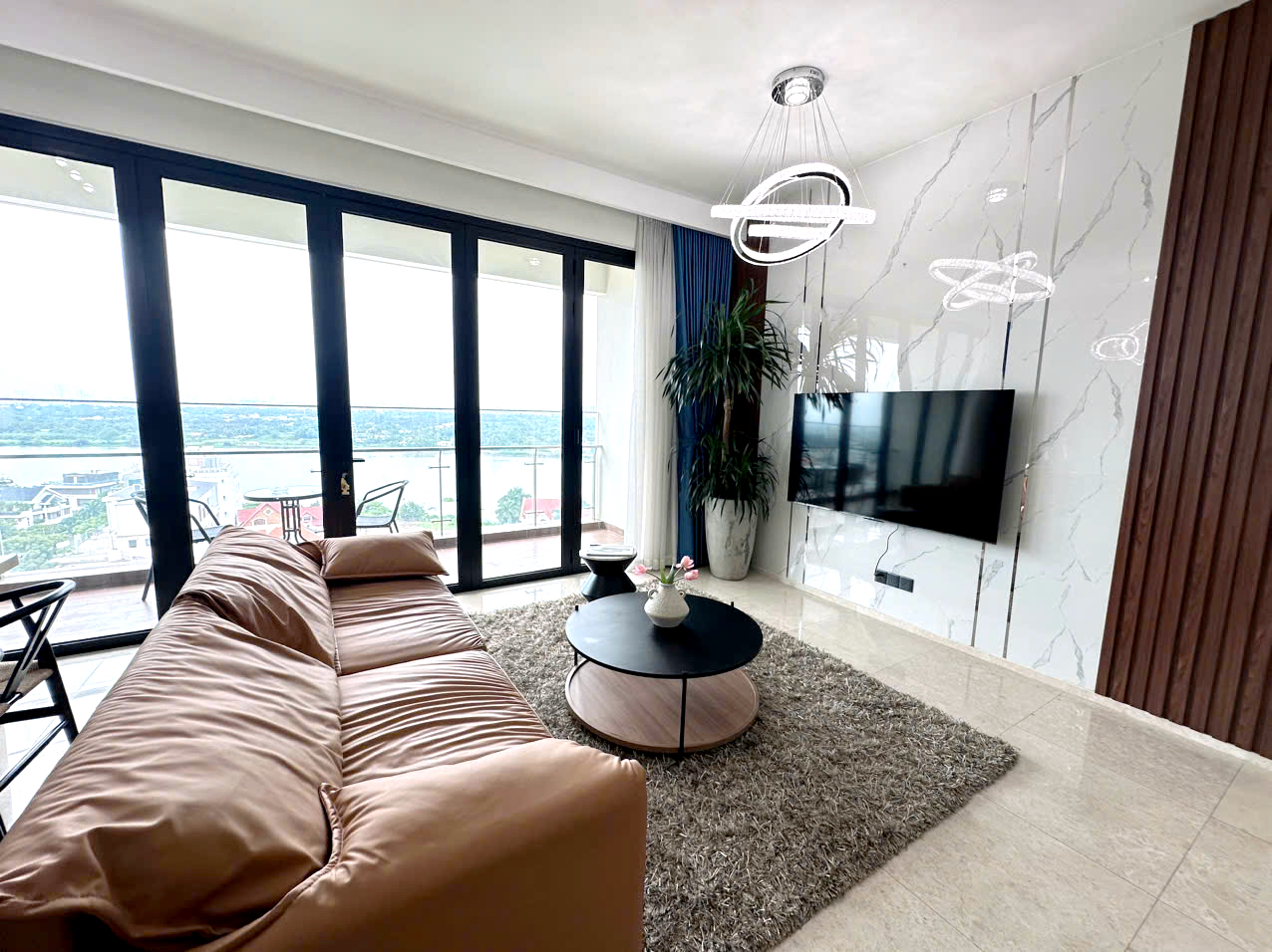 River View 4 Bedroom Apartment for Rent in D'Edge Thao Dien | 188sqm Floor 12
