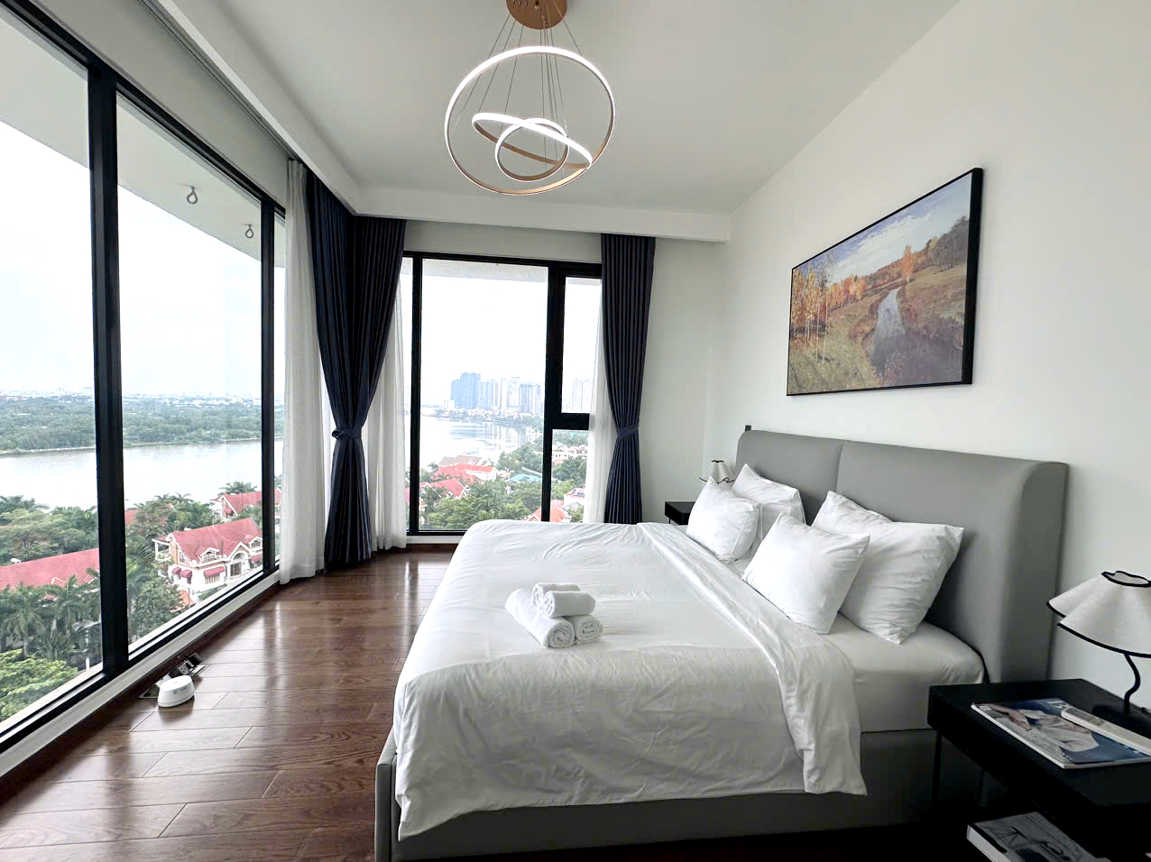 River View 4 Bedroom Apartment for Rent in D'Edge Thao Dien | 188sqm Floor 12
