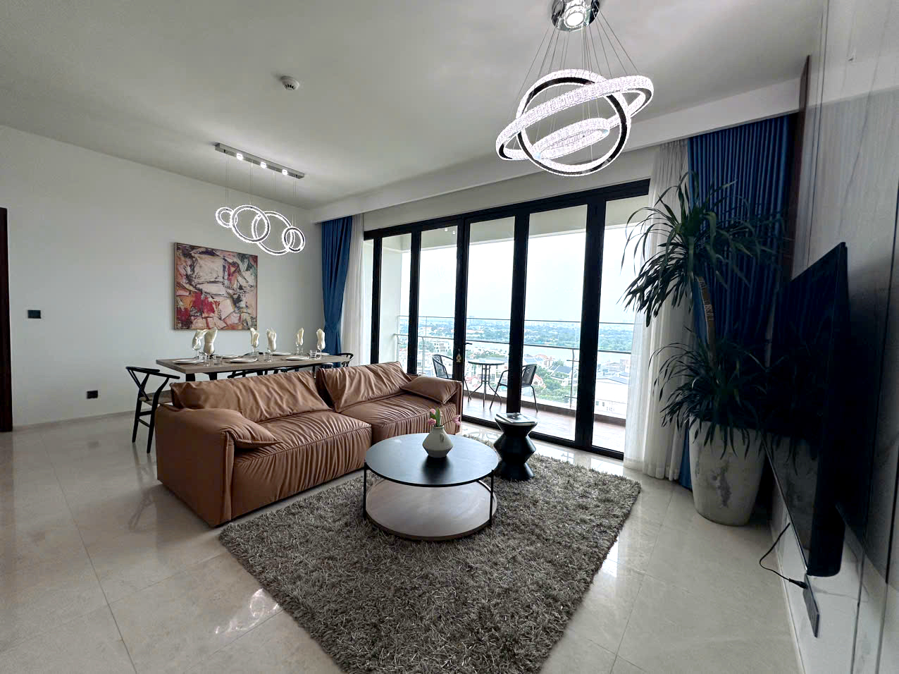 River View 4 Bedroom Apartment for Rent in D'Edge Thao Dien | 188sqm Floor 12
