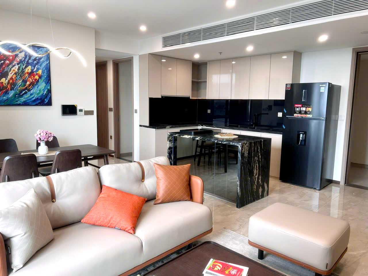 2 Bedroom Apartment for Rent in Thao Dien Green | 87sqm Floor 5