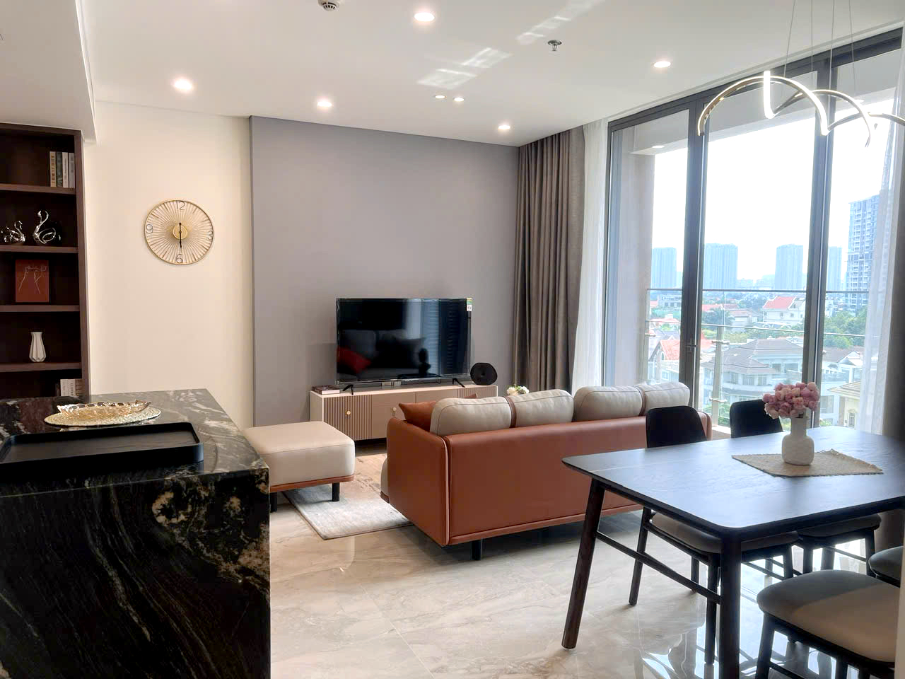 2 Bedroom Apartment for Rent in Thao Dien Green | 87sqm Floor 5