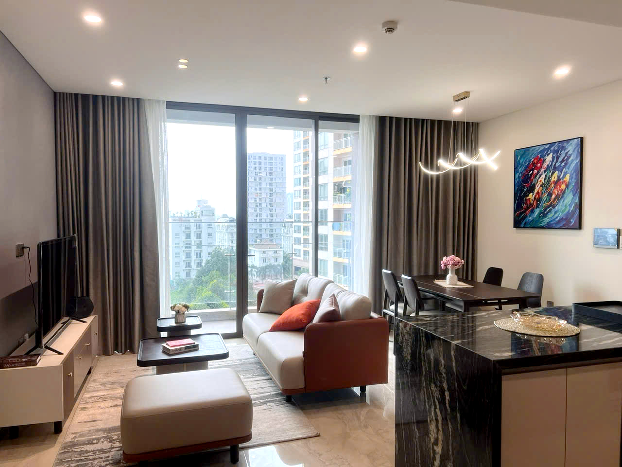 2 Bedroom Apartment for Rent in Thao Dien Green | 87sqm Floor 5