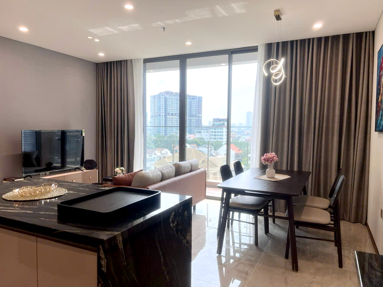 2 Bedroom Apartment for Rent in Thao Dien Green | 87sqm Floor 5