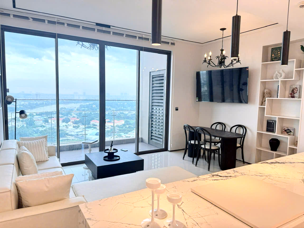 2 Bedroom Apartment for Rent in Thao Dien Green | River View Floor 23