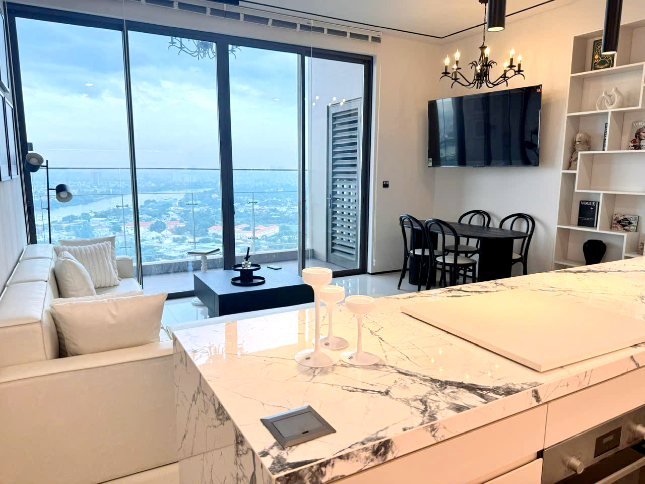 2 Bedroom Apartment for Rent in Thao Dien Green | River View Floor 23