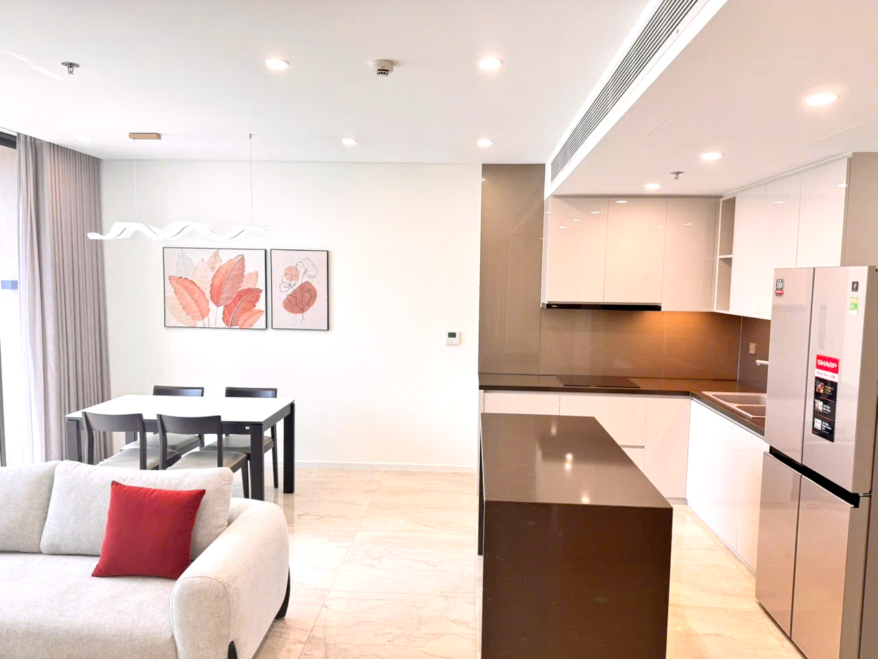 2 Bedroom Apartment for Rent in Thao Dien Green | 84sqm Floor 8