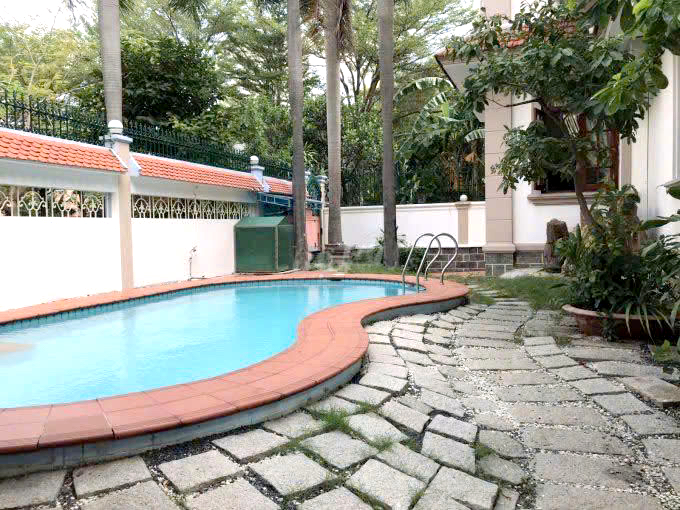 Villa for Rent in Thao Dien | 5BR Private Pool Thien Son Compound