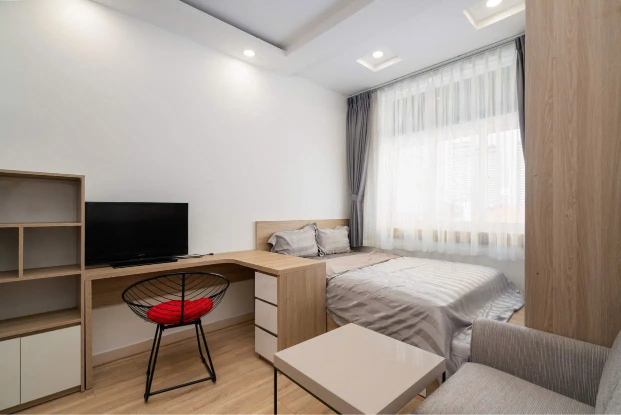 Studio Apartment for Rent in Binh Thanh – 25sqm Fully Furnished 400 USD/month