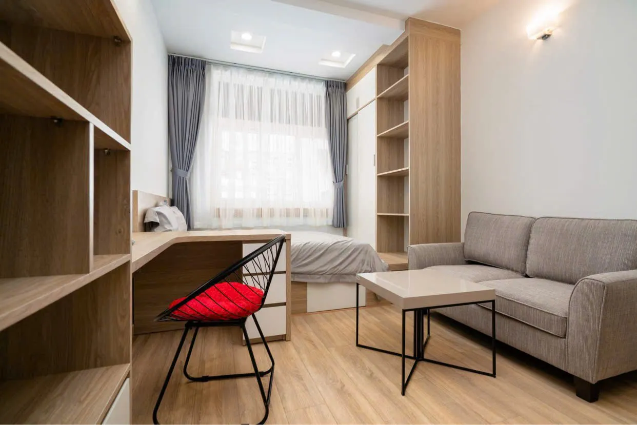 Studio Apartment for Rent in Binh Thanh – 25sqm Fully Furnished 400 USD/month