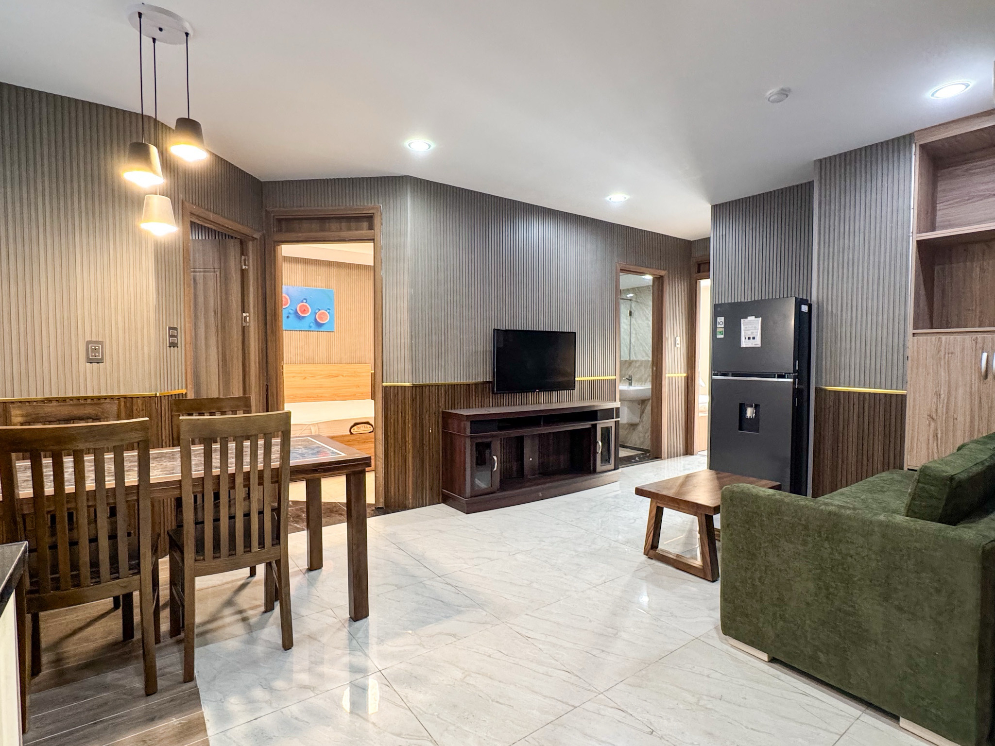 Balconies Two Bedroom Apartment For Rent in Vitamin Small Building Thao Dien