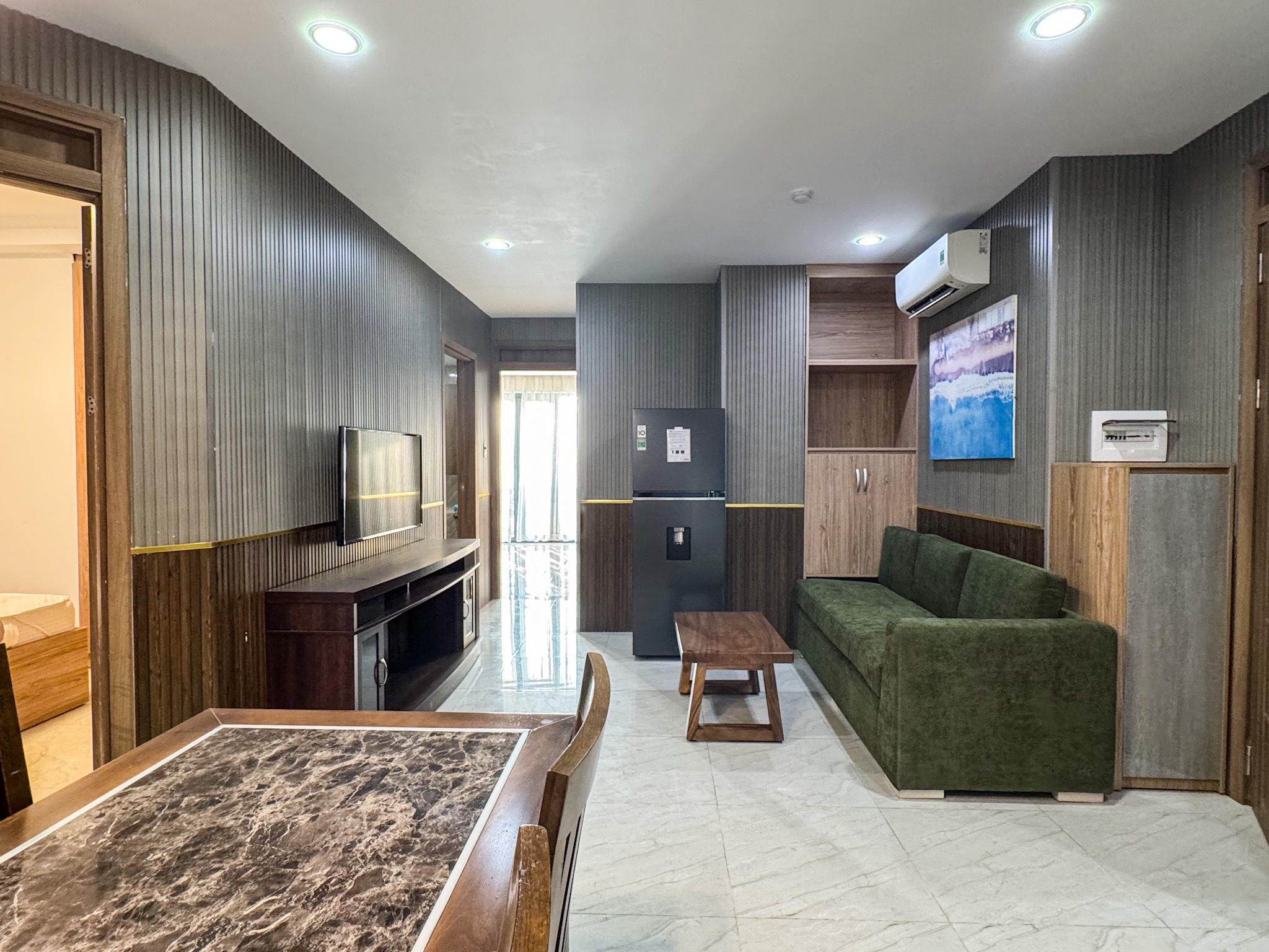 Balconies Two Bedroom Apartment For Rent in Vitamin Small Building Thao Dien