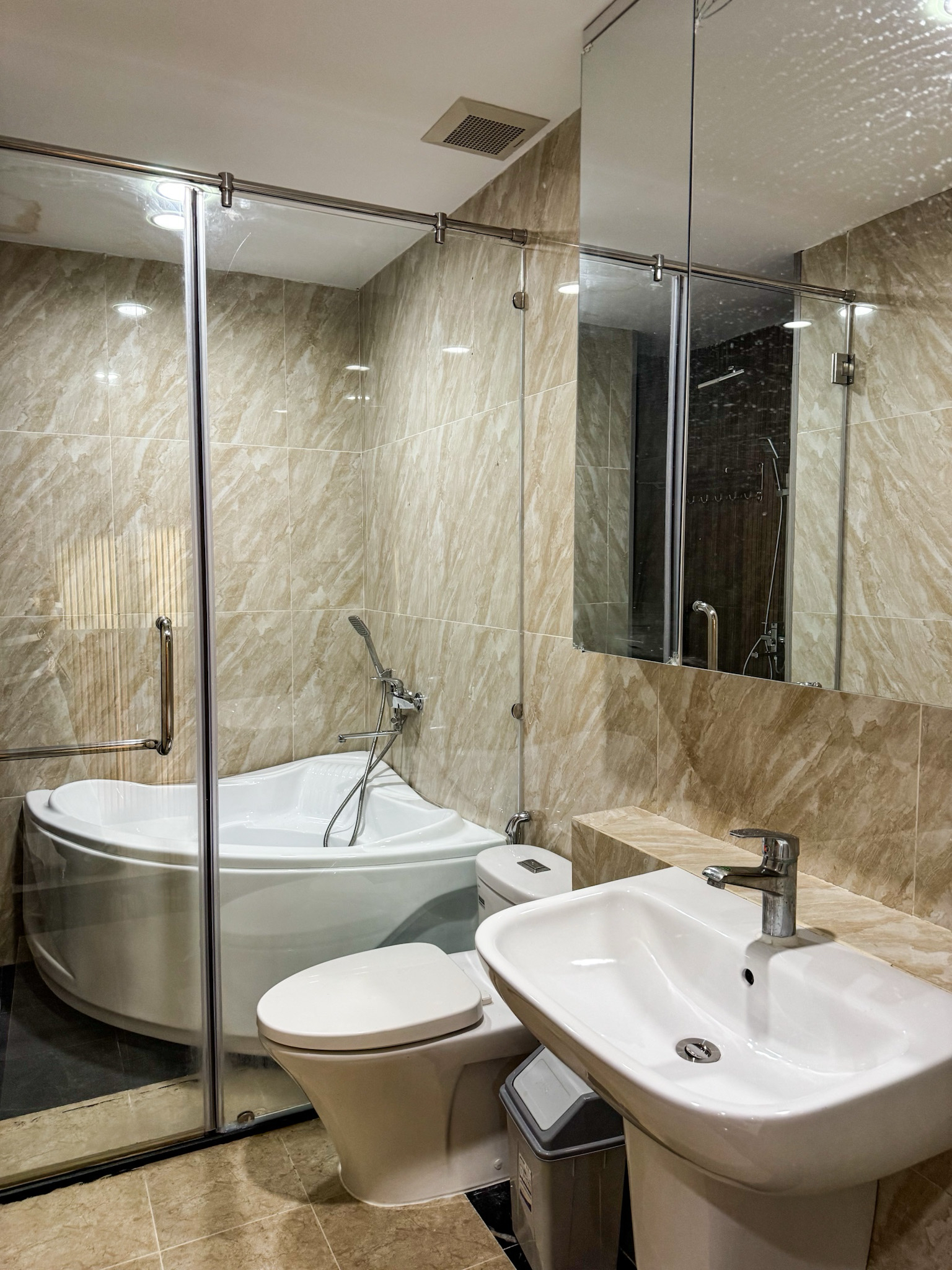 Balconies Two Bedroom Apartment For Rent in Vitamin Small Building Thao Dien