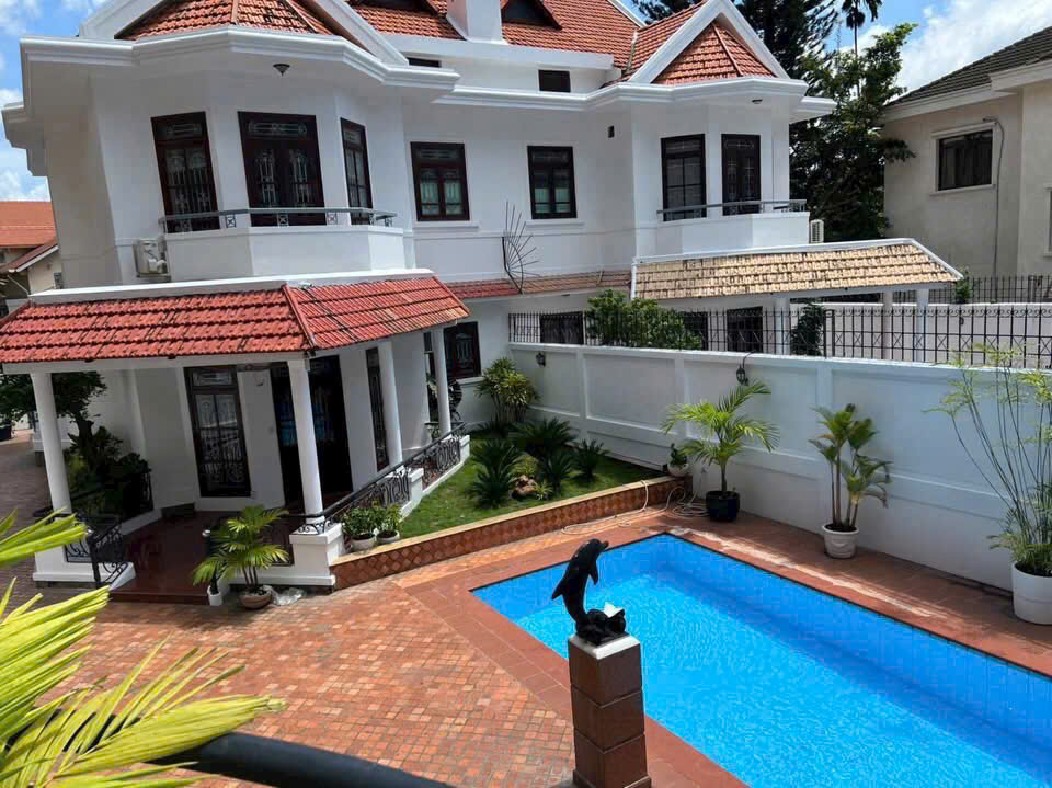 Very Big Swimming Pool Villa For Rent in An Phu Thu Duc City HCM