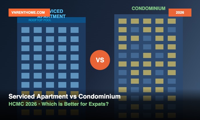 Serviced Apartment vs Condominium in HCMC 2026: Which Is Better for Expats?