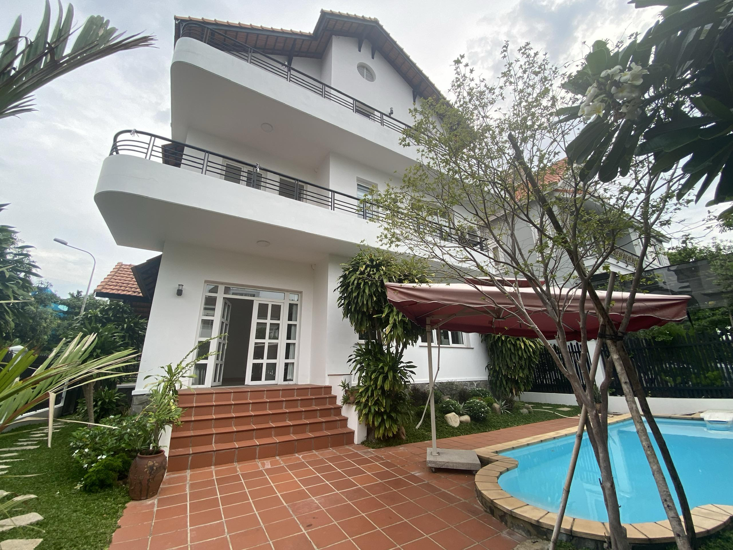 Four Bedrooms Pool Villa In Compound Thao Dien 2 District 2 HCM 500sqm 5,000 USD/month