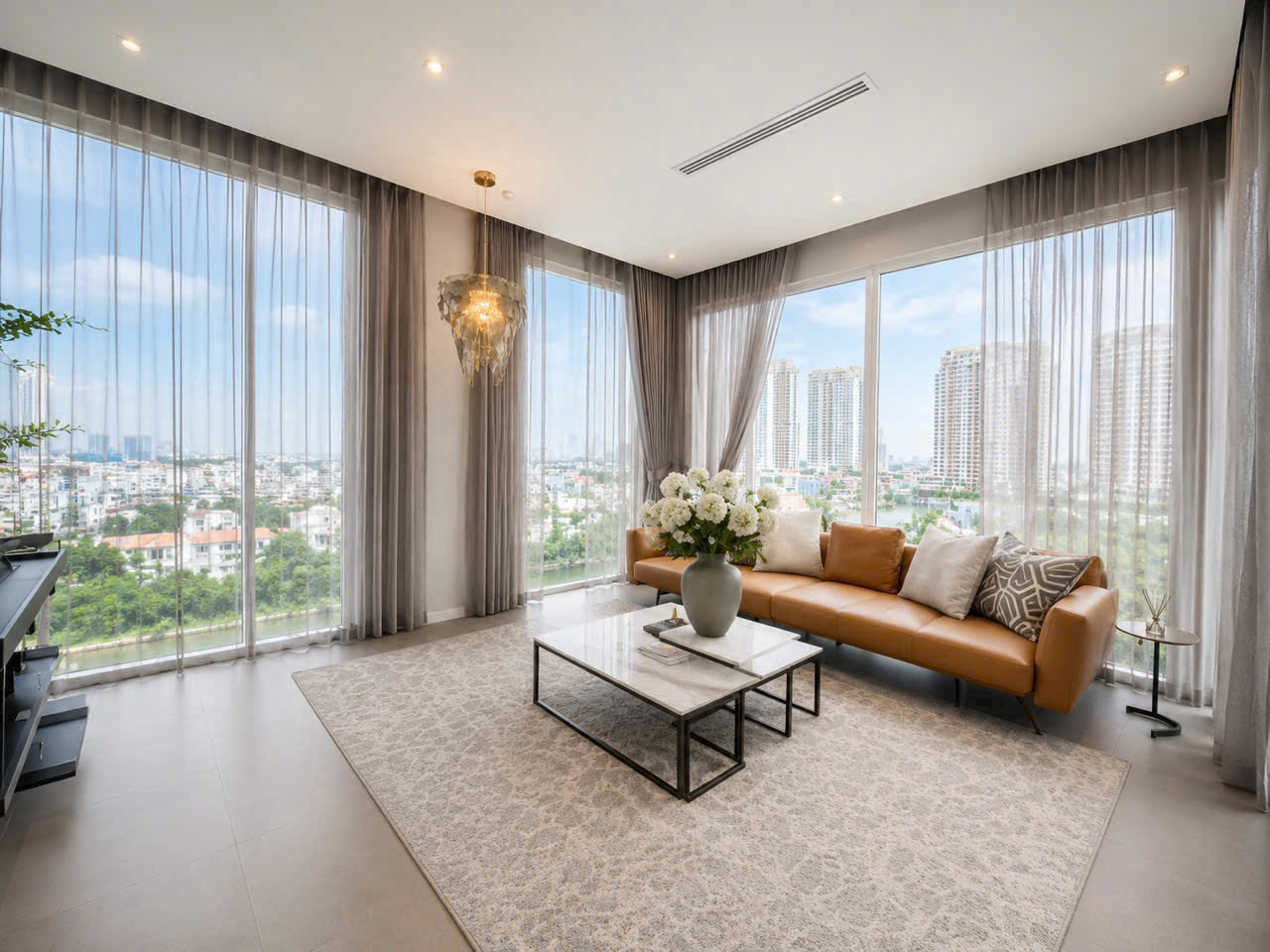 3-Bedroom Penthouse for Rent in Thao Dien 400sqm 5,000 USD/month