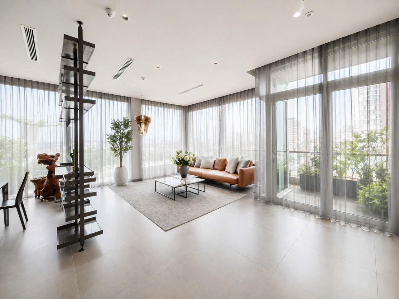 3-Bedroom Penthouse for Rent in Thao Dien 400sqm 5,000 USD/month