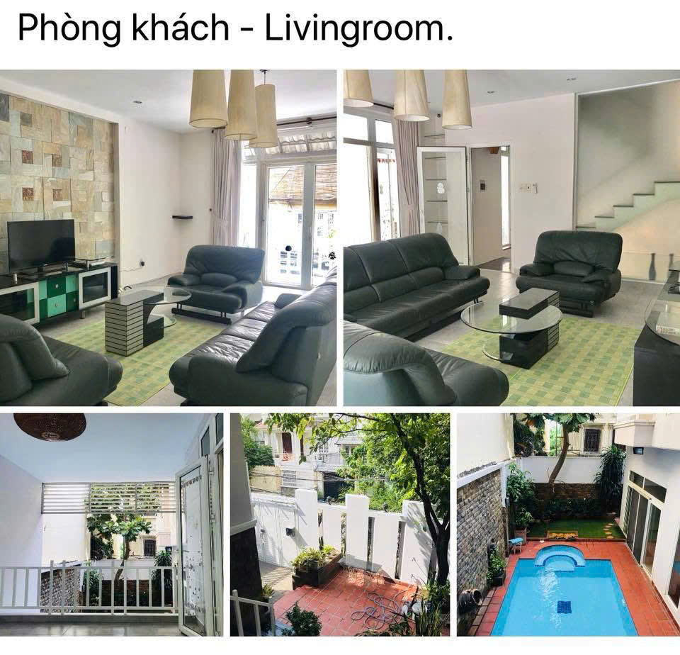 Pool Villa for Rent in Thao Dien 550sqm 3,500 USD/month