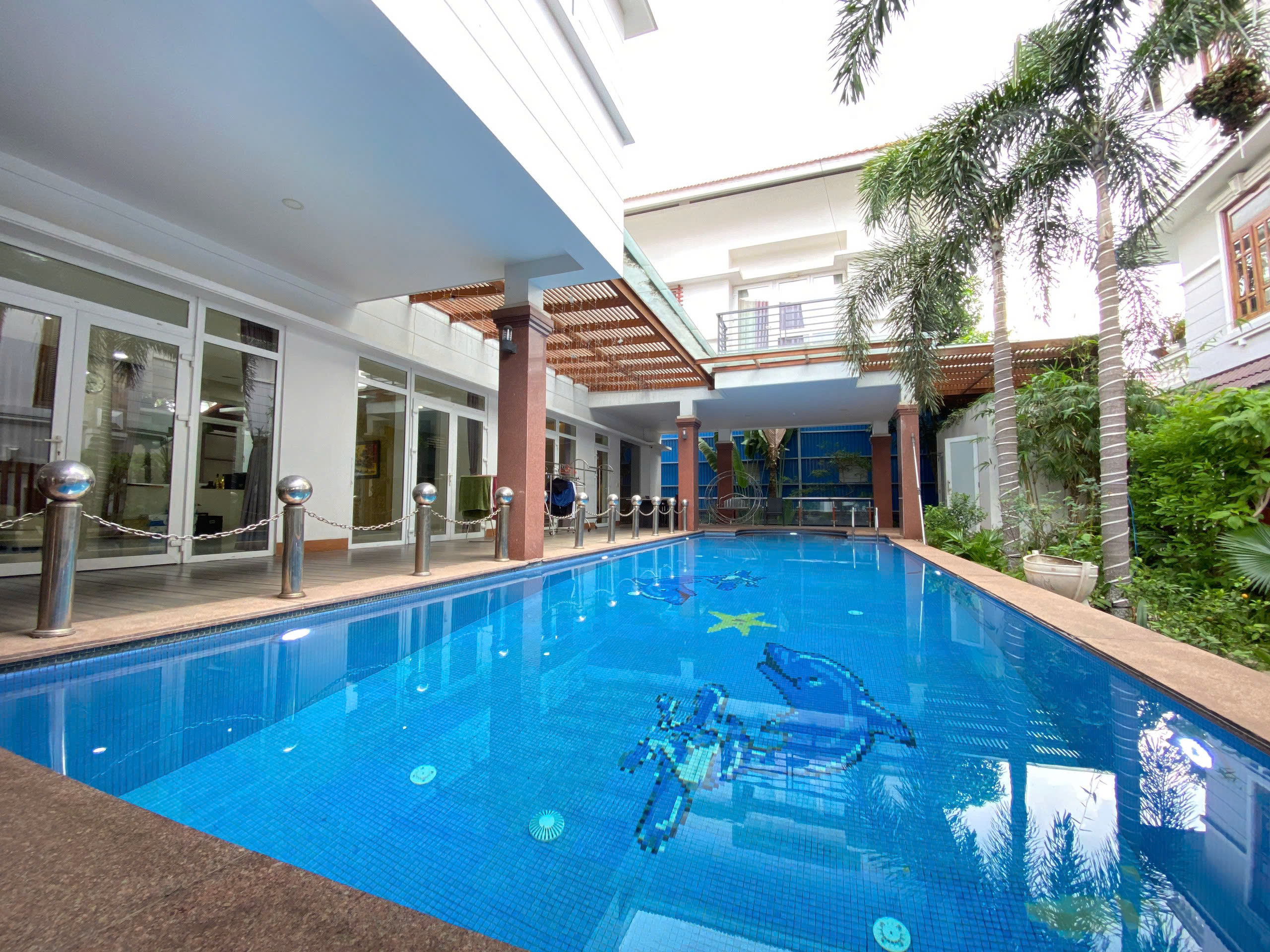 Big Villa For Rent in Compound 200 Nguyen Van Huong Thao Dien Ward Thu Duc City 600sqm 6,000 USD/month