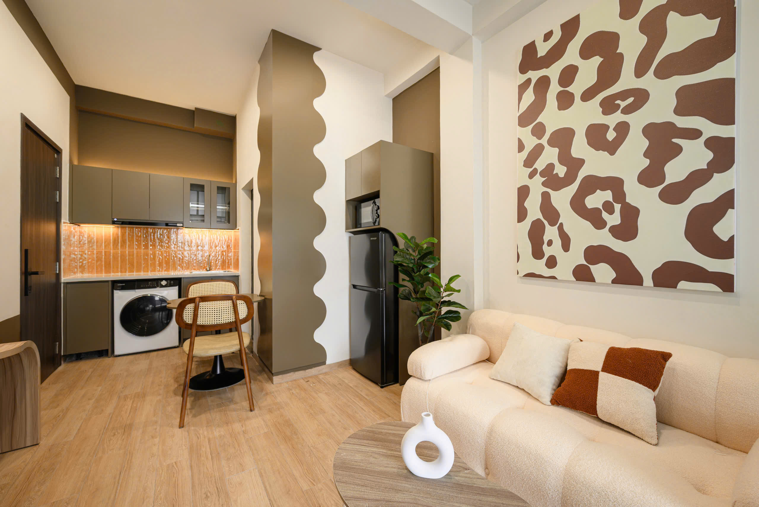 Studio Apartment for Rent in Binh Thanh District HCMC, $600/month 40sqm 600 USD/month
