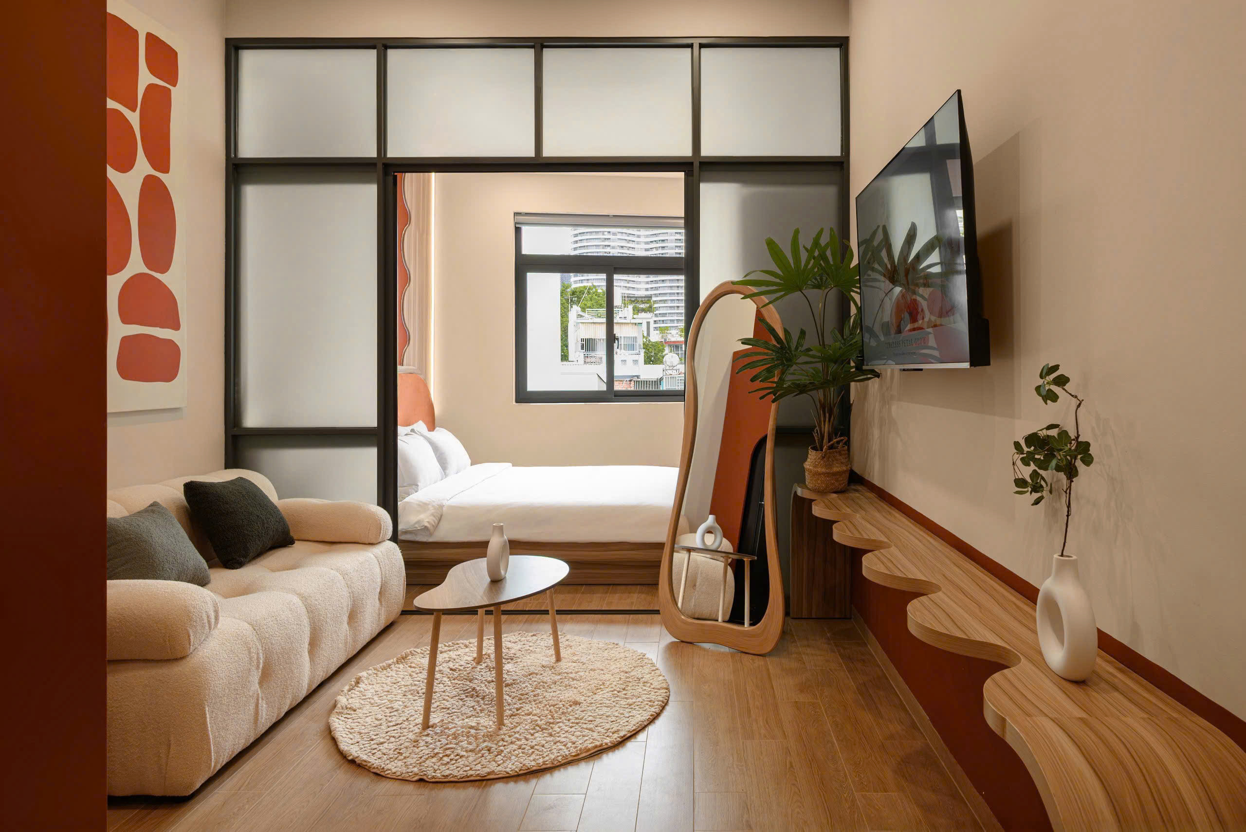 Studio Apartment for Rent in Binh Thanh District HCMC, $600/month 40sqm 600 USD/month