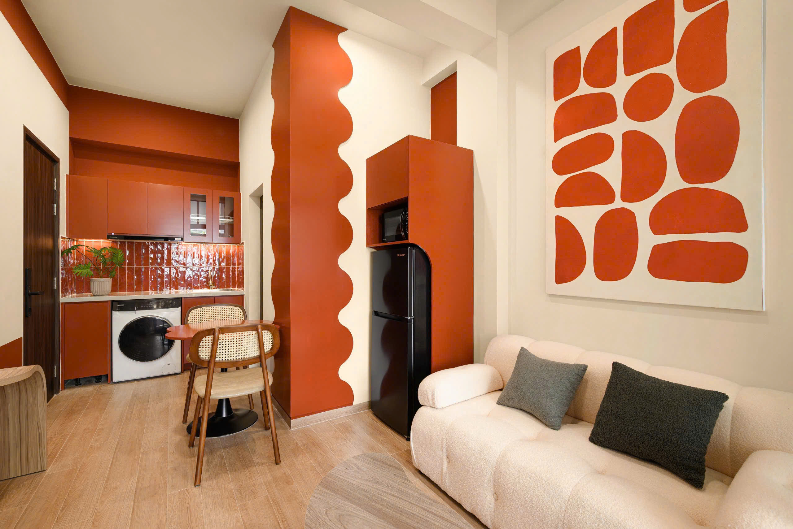 Studio Apartment for Rent in Binh Thanh District HCMC, $600/month 40sqm 600 USD/month