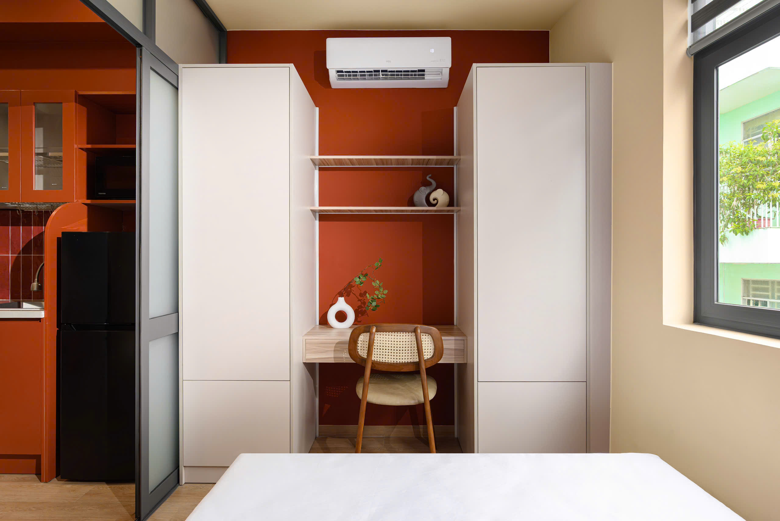 Studio Apartment for Rent in Binh Thanh District, HCMC — $600/month 35sqm 550 /month