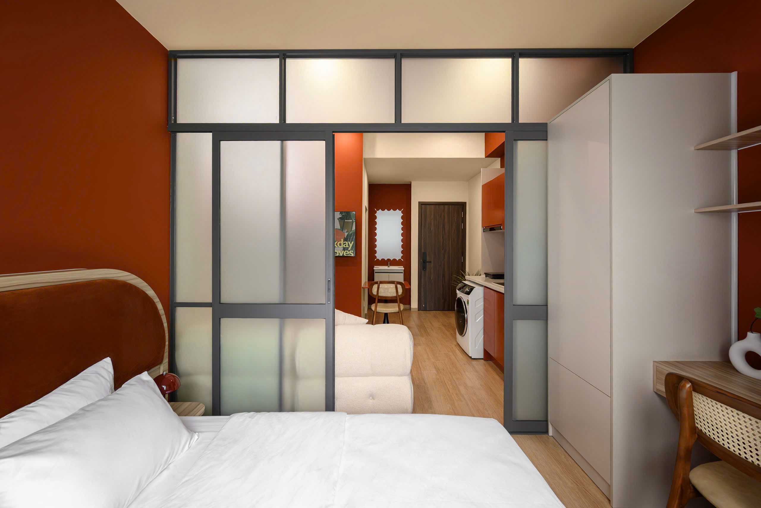 Studio Apartment for Rent in Binh Thanh District, HCMC — $600/month 35sqm 550 USD/month