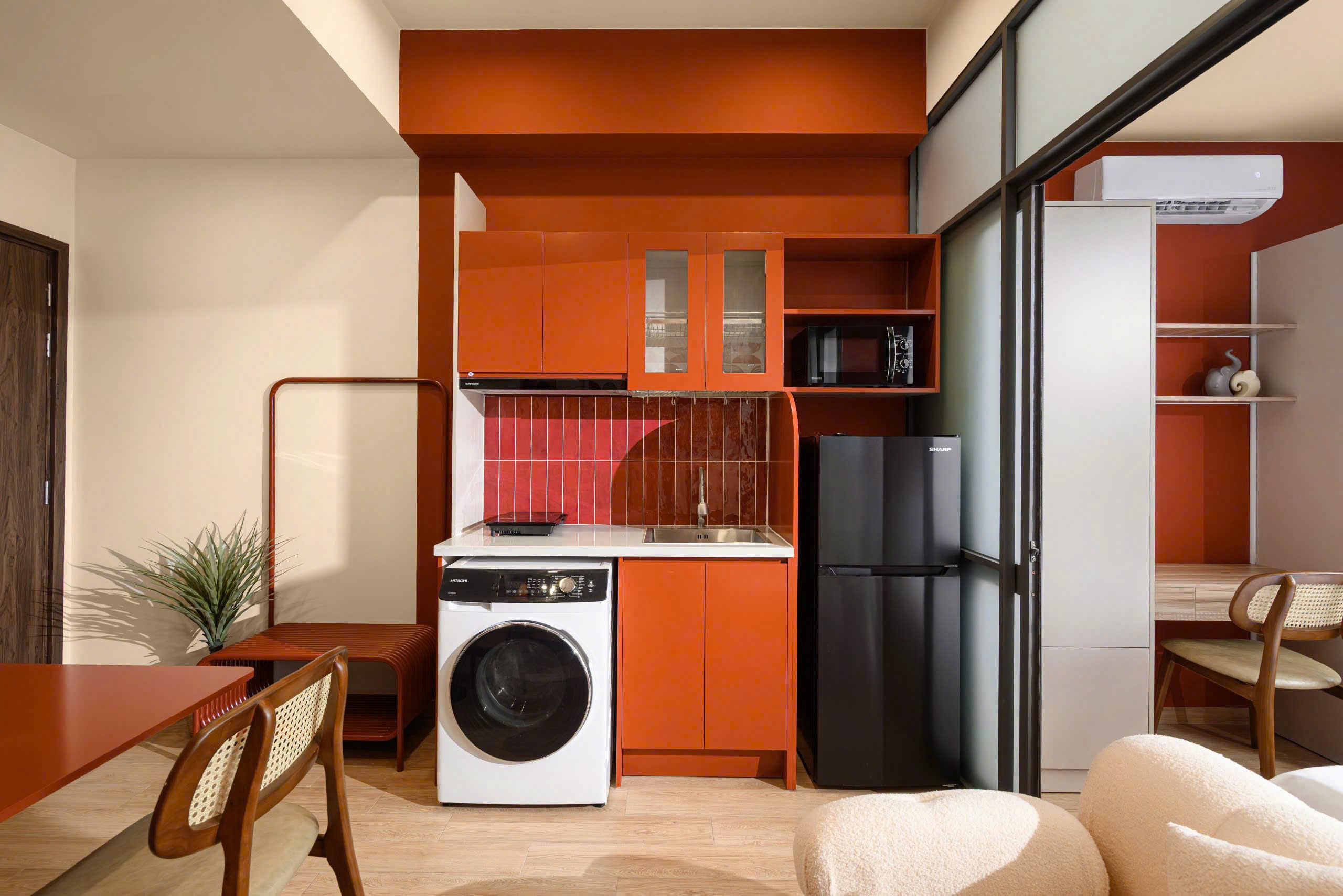 Studio Apartment for Rent in Binh Thanh District, HCMC — $600/month 35sqm 550 USD/month