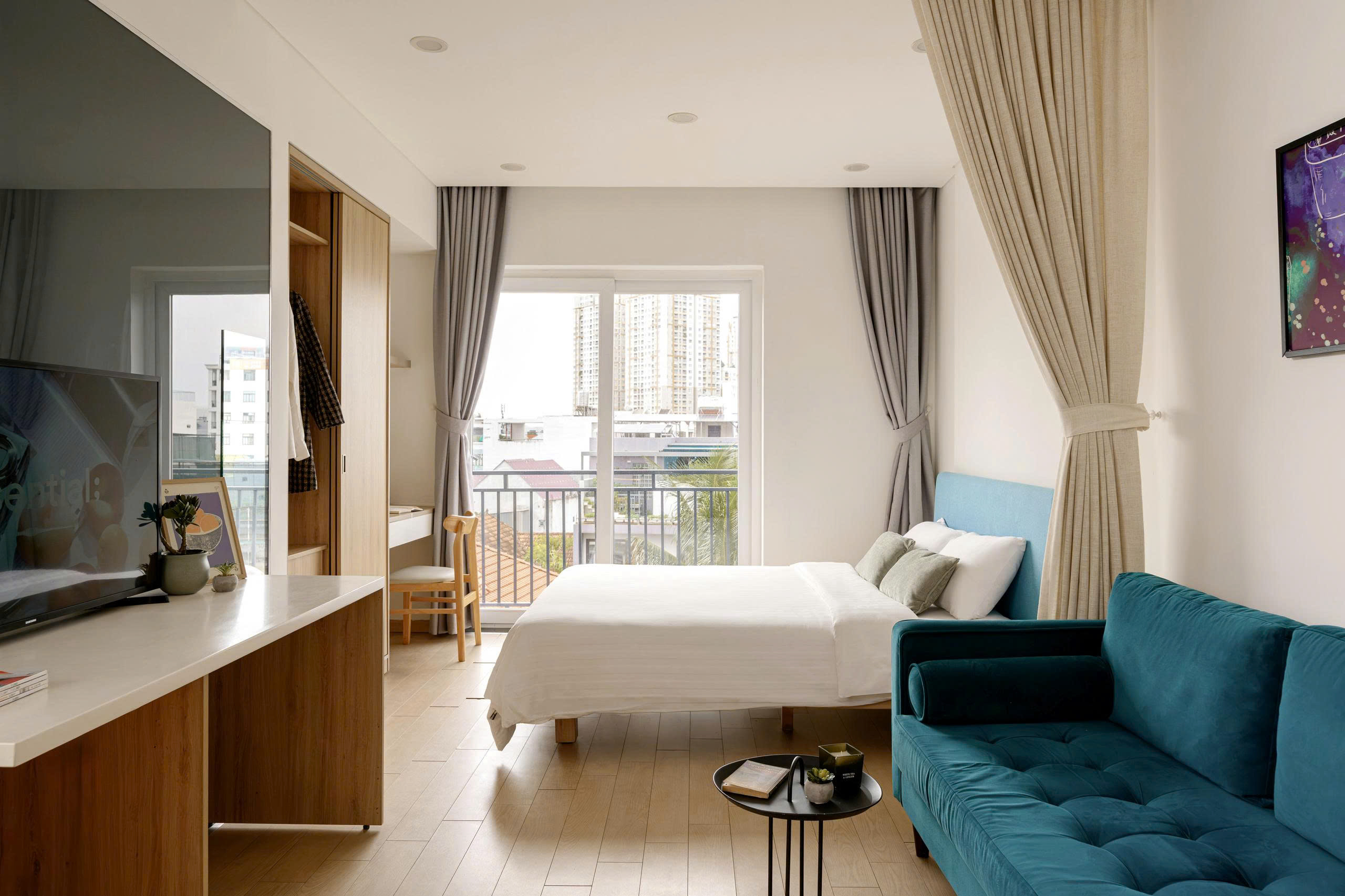 Studio Serviced Apartment for Rent in Thao Dien, District 2 — $600/month 30sqm 600 USD/month